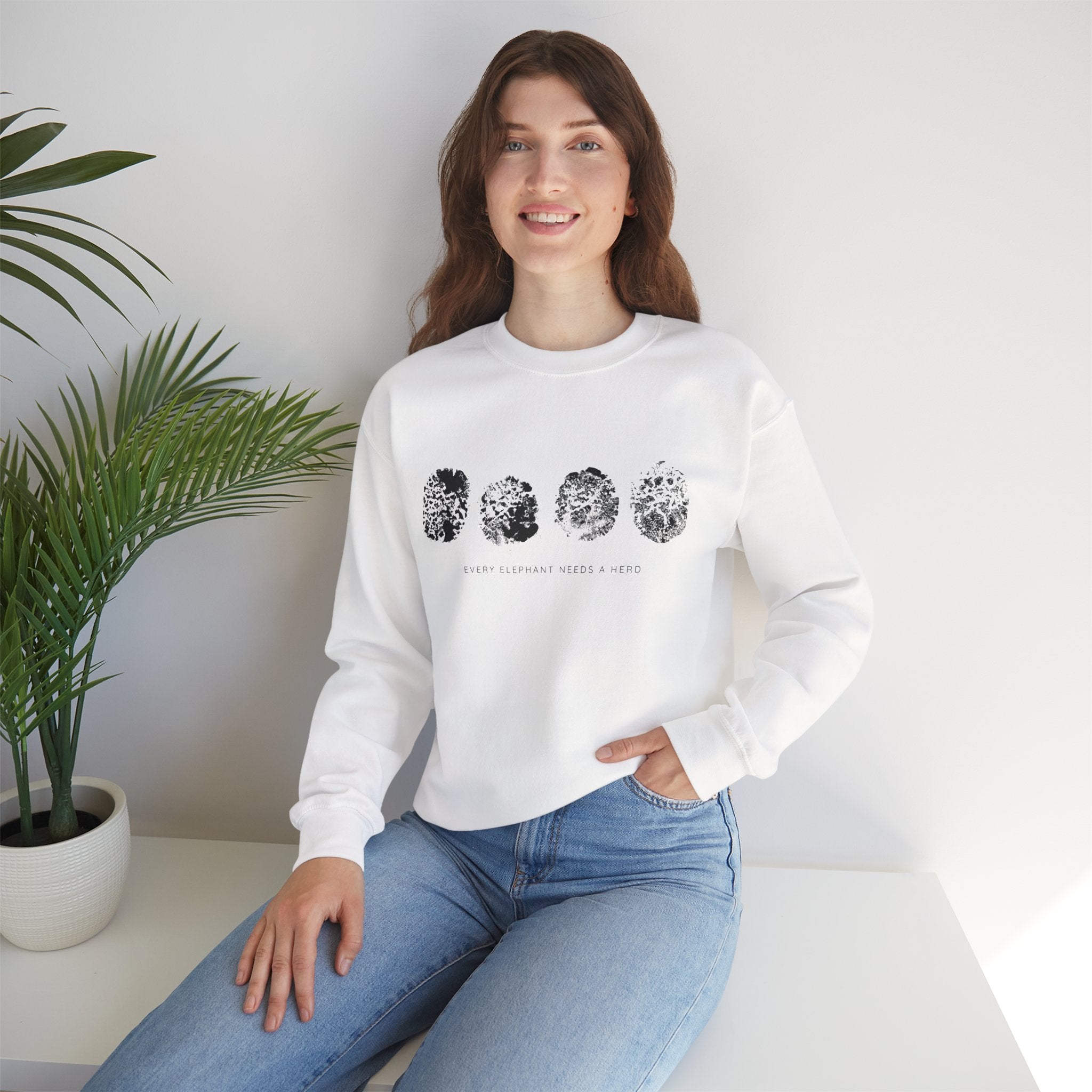 Footprints Crewneck Sweatshirt