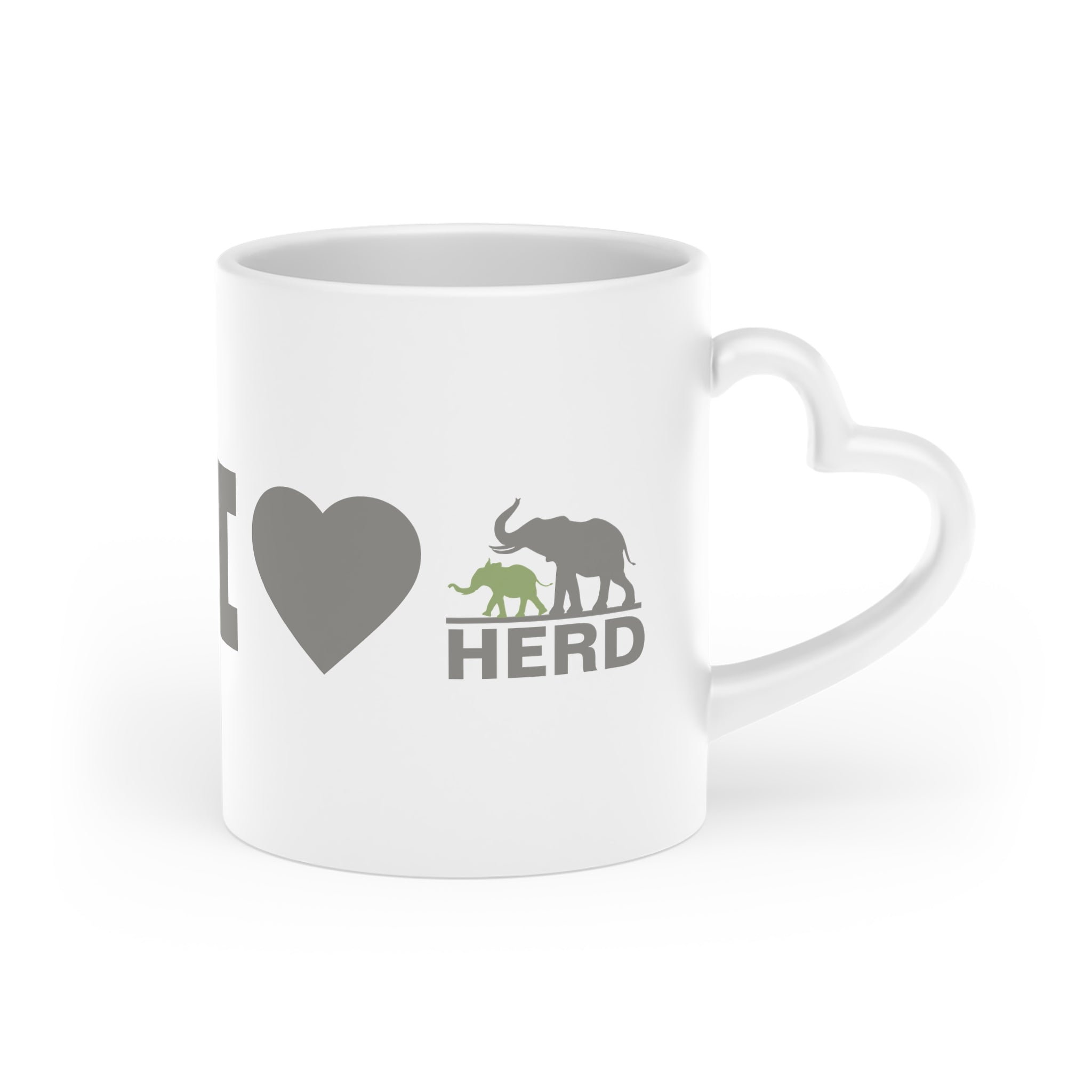 I love HERD Heart Mug