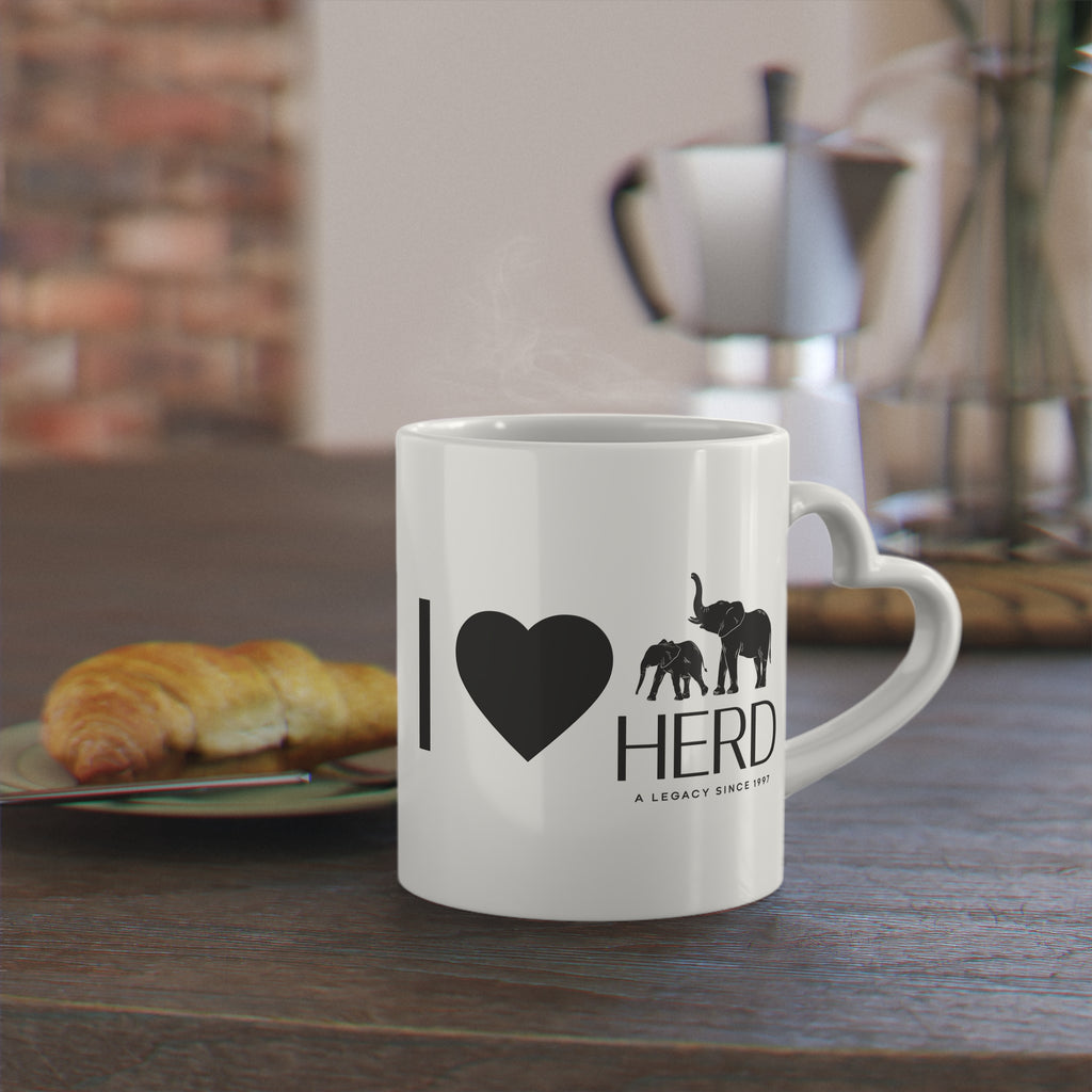 I love HERD Heart Mug