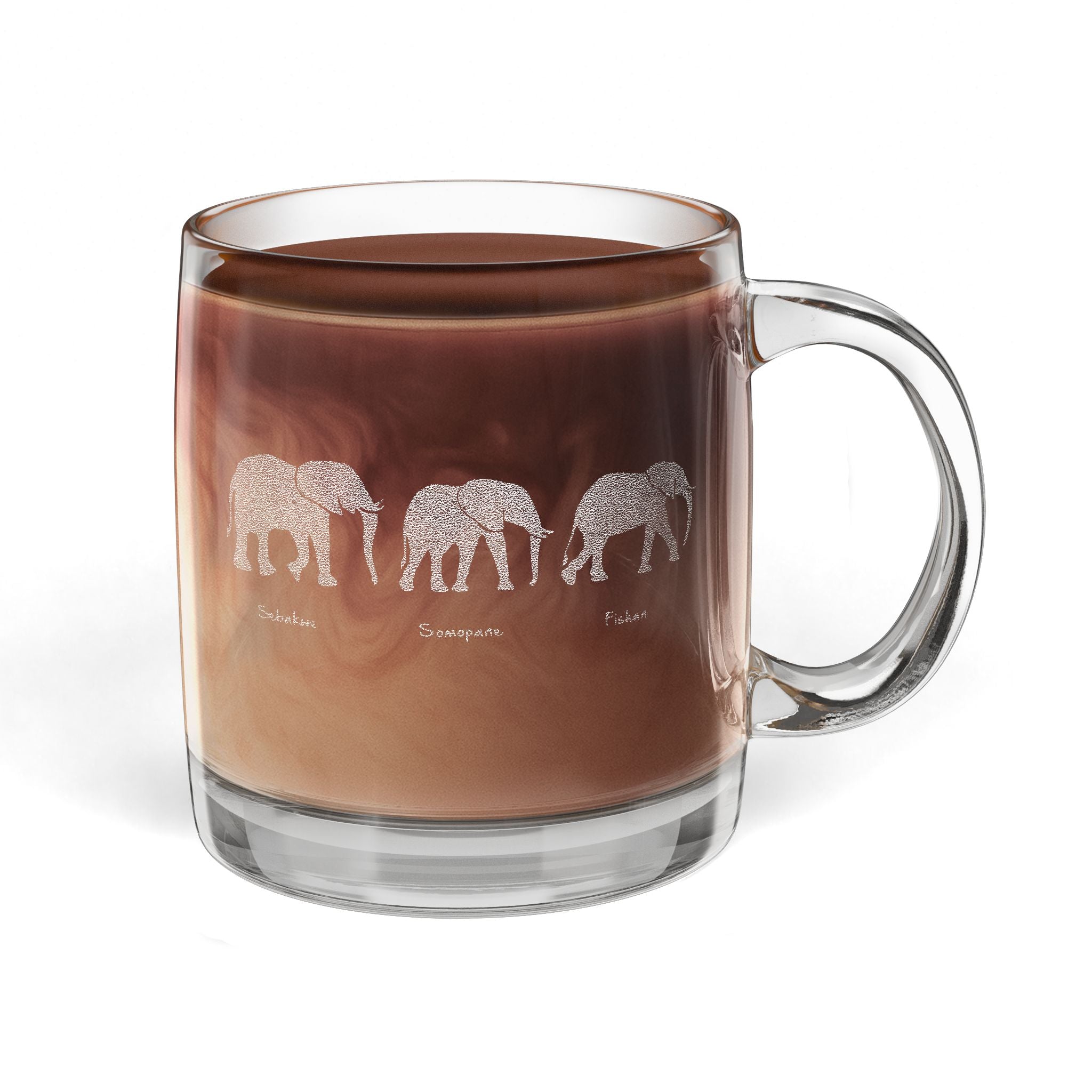 Fatherhood Glass Coffee Mug (12.25 oz)