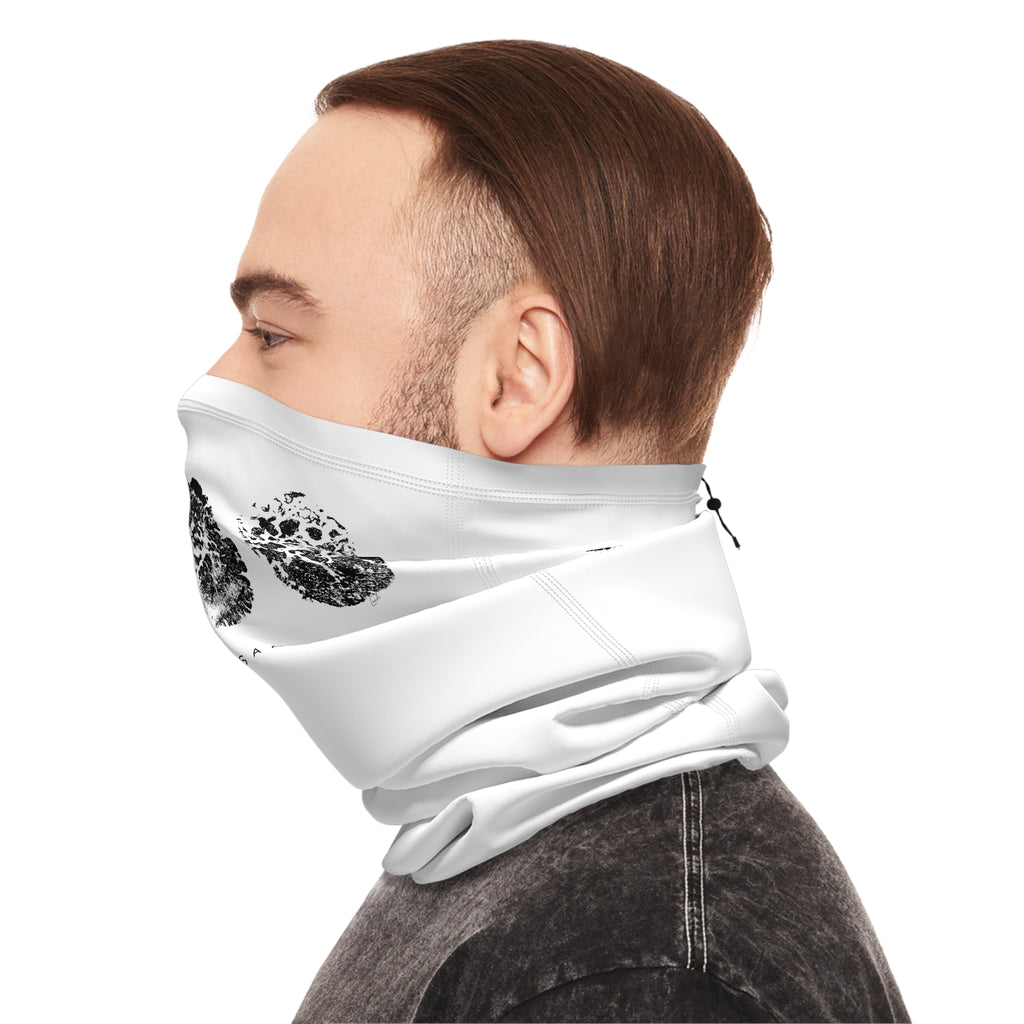 Footprint Winter Neck Gaiter with Drawstring