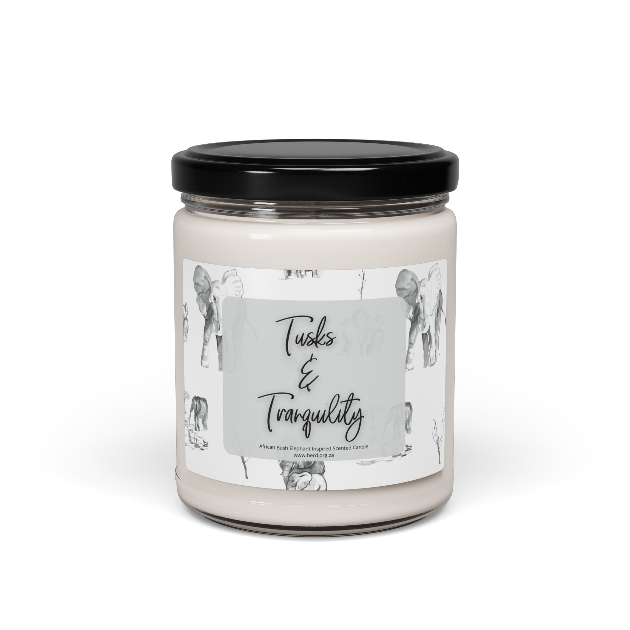Tusks & Tranquility Scented Soy Candle, 9oz