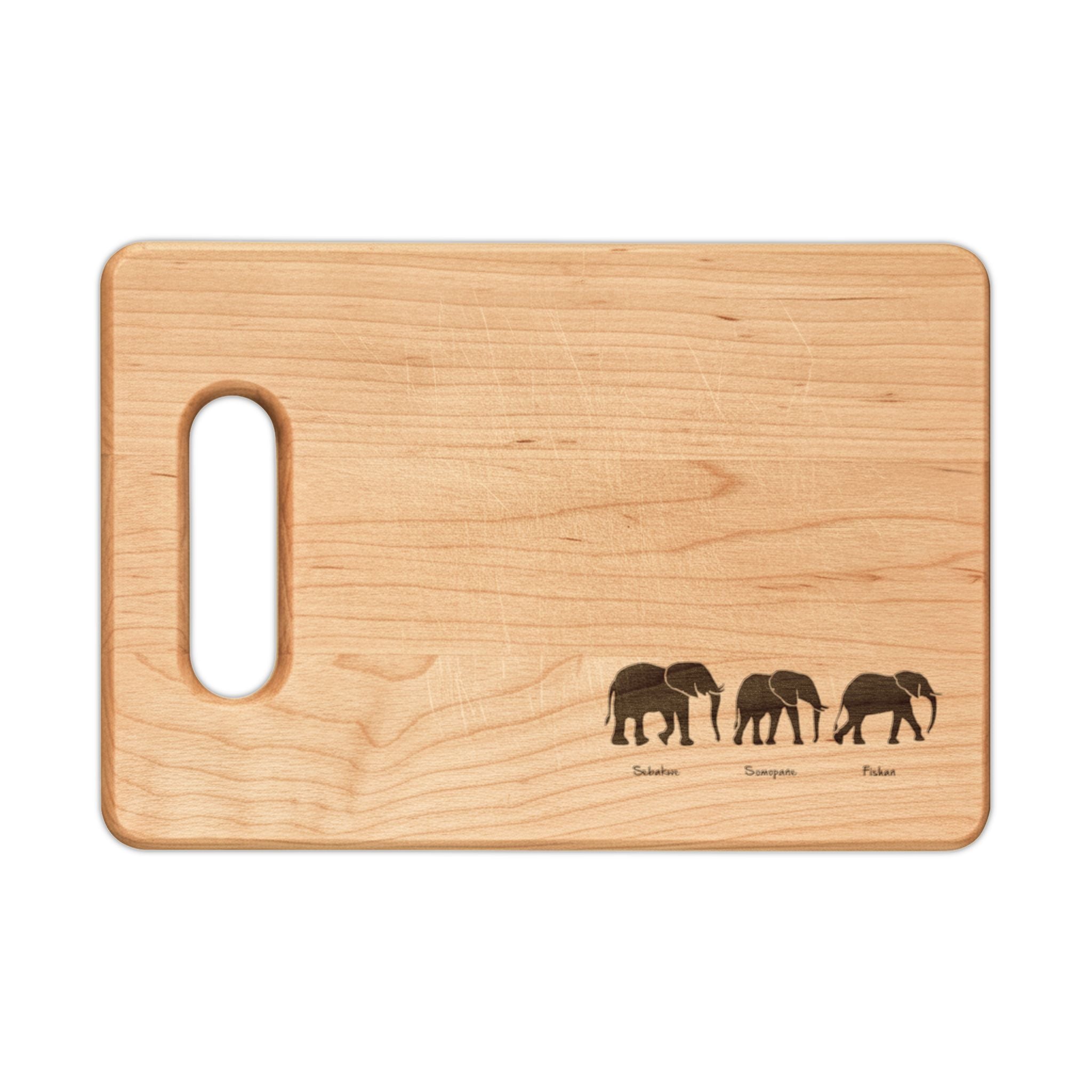 Fatherhood Engraved Maple Wood Cutting Board