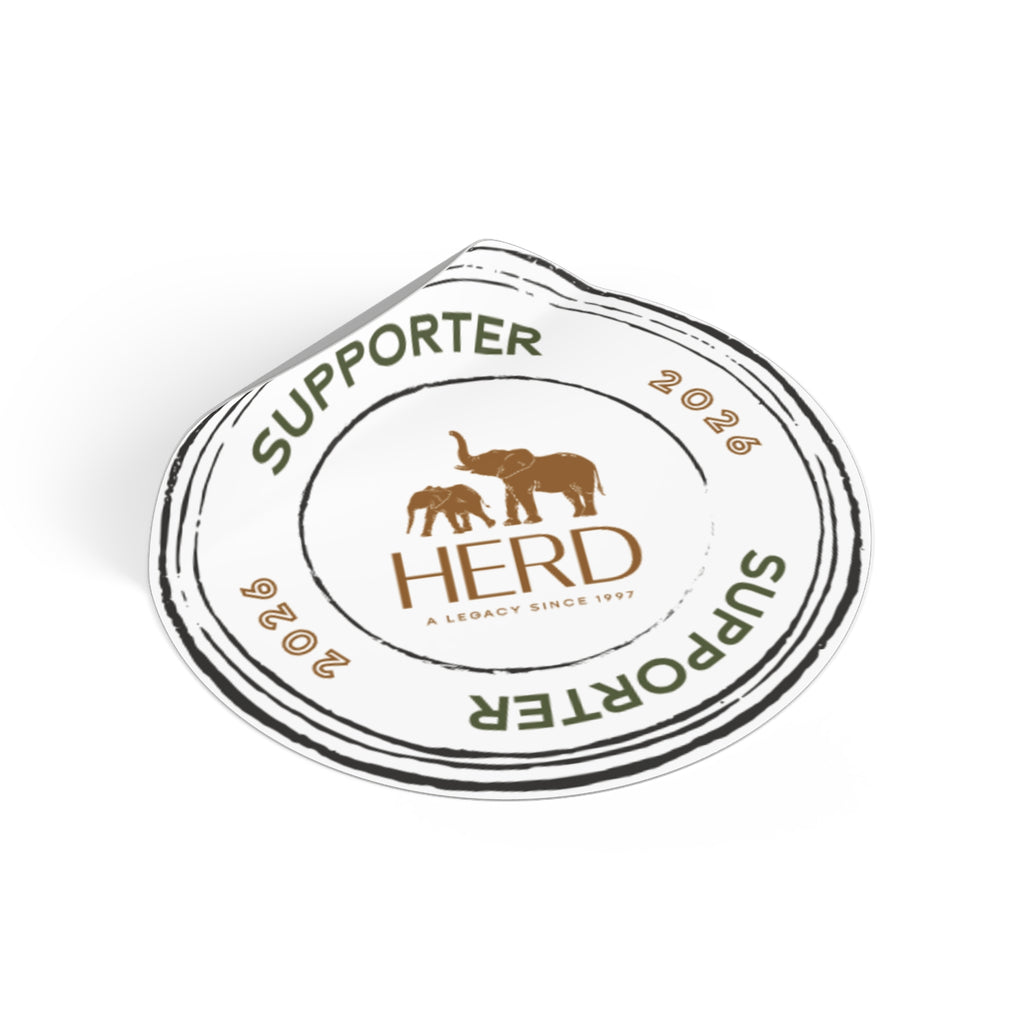 HERD Supporter Round Sticker (Vinyl)