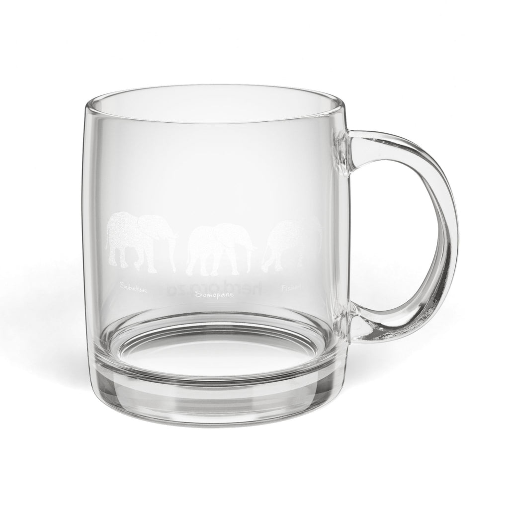 Fatherhood Glass Coffee Mug (12.25 oz)