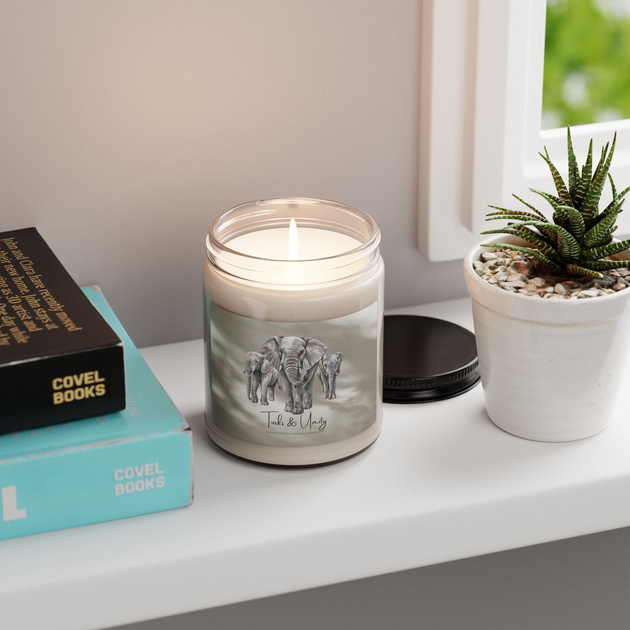 Tusks & Unity Scented Soy Candle, 9oz