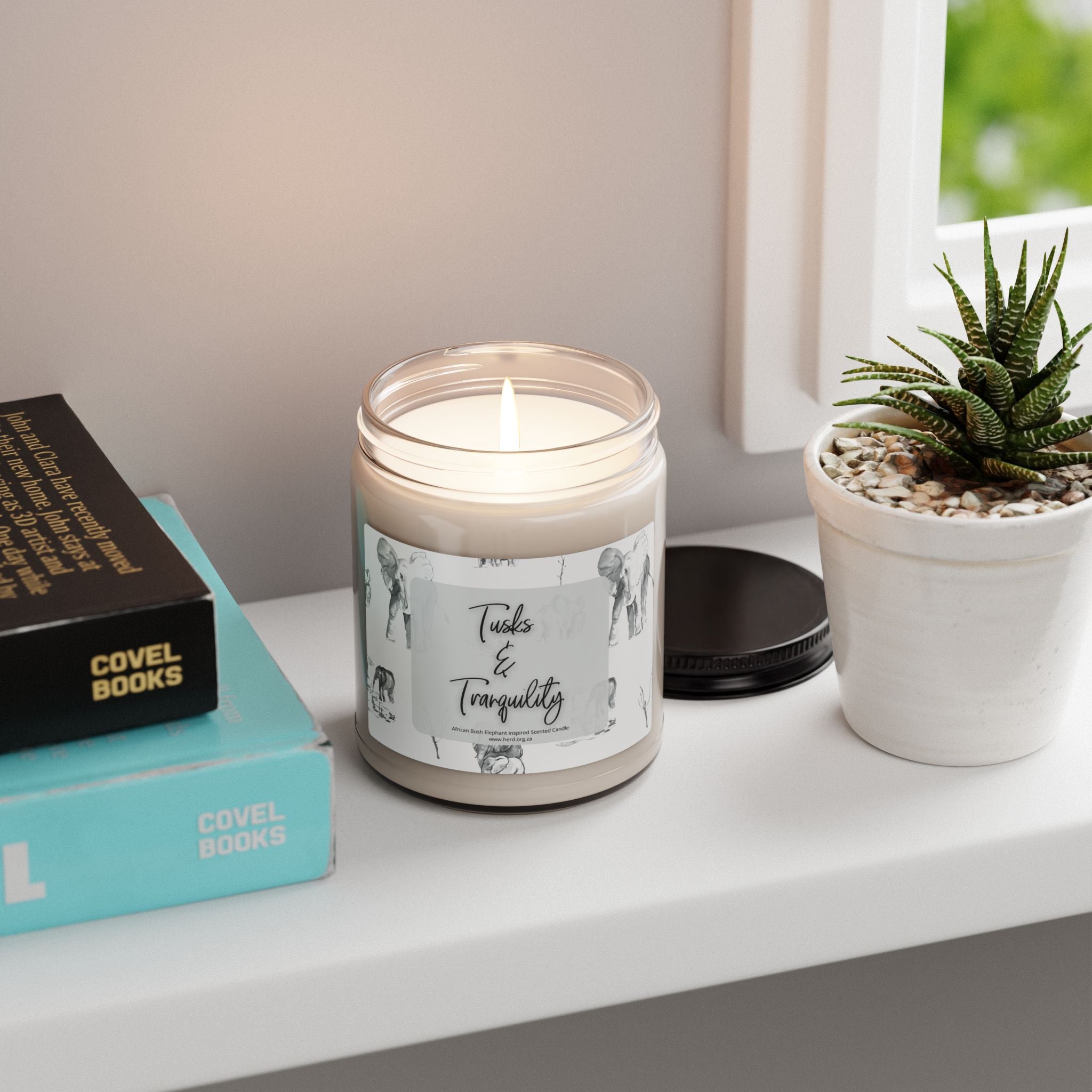 Tusks & Tranquility Scented Soy Candle, 9oz