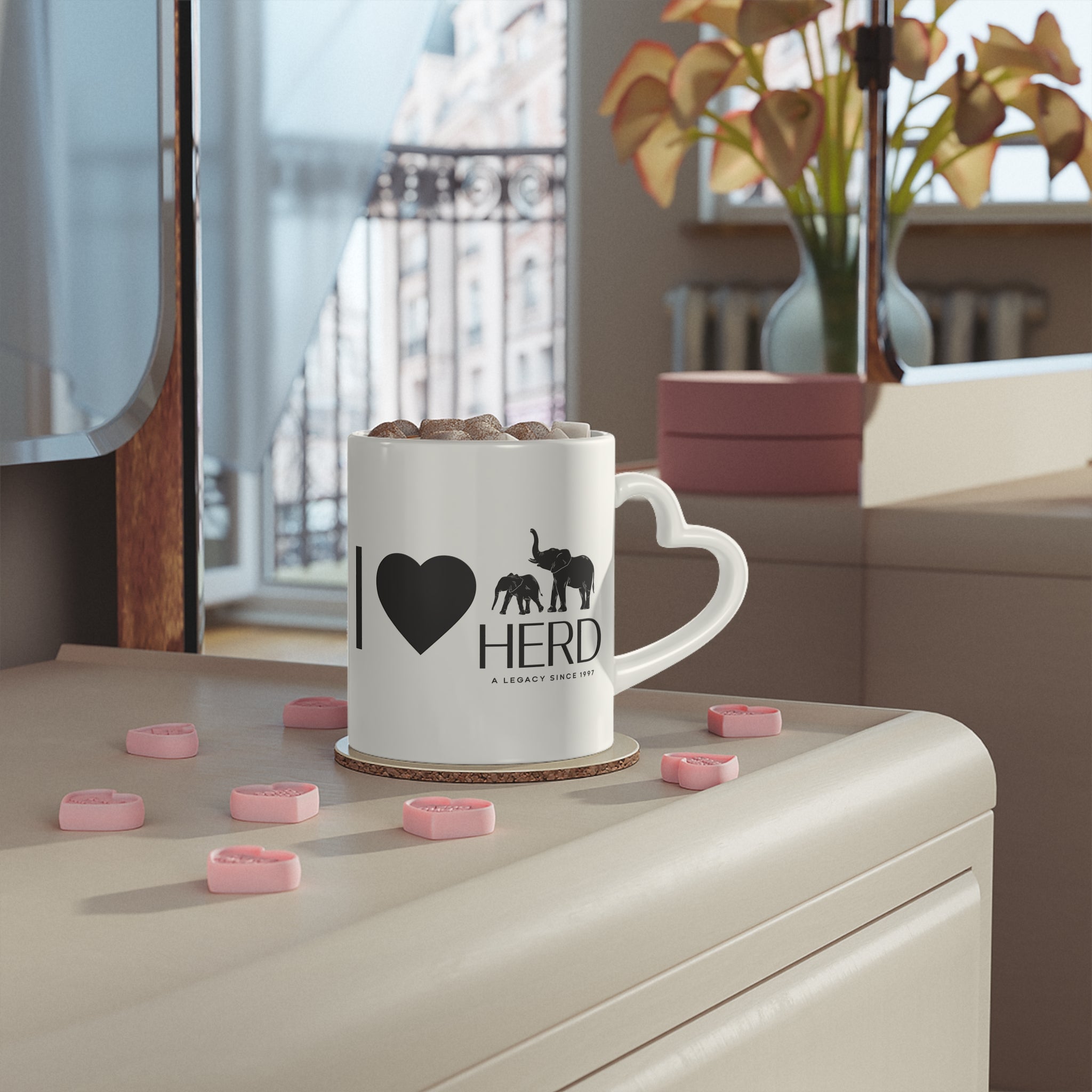 I love HERD Heart Mug
