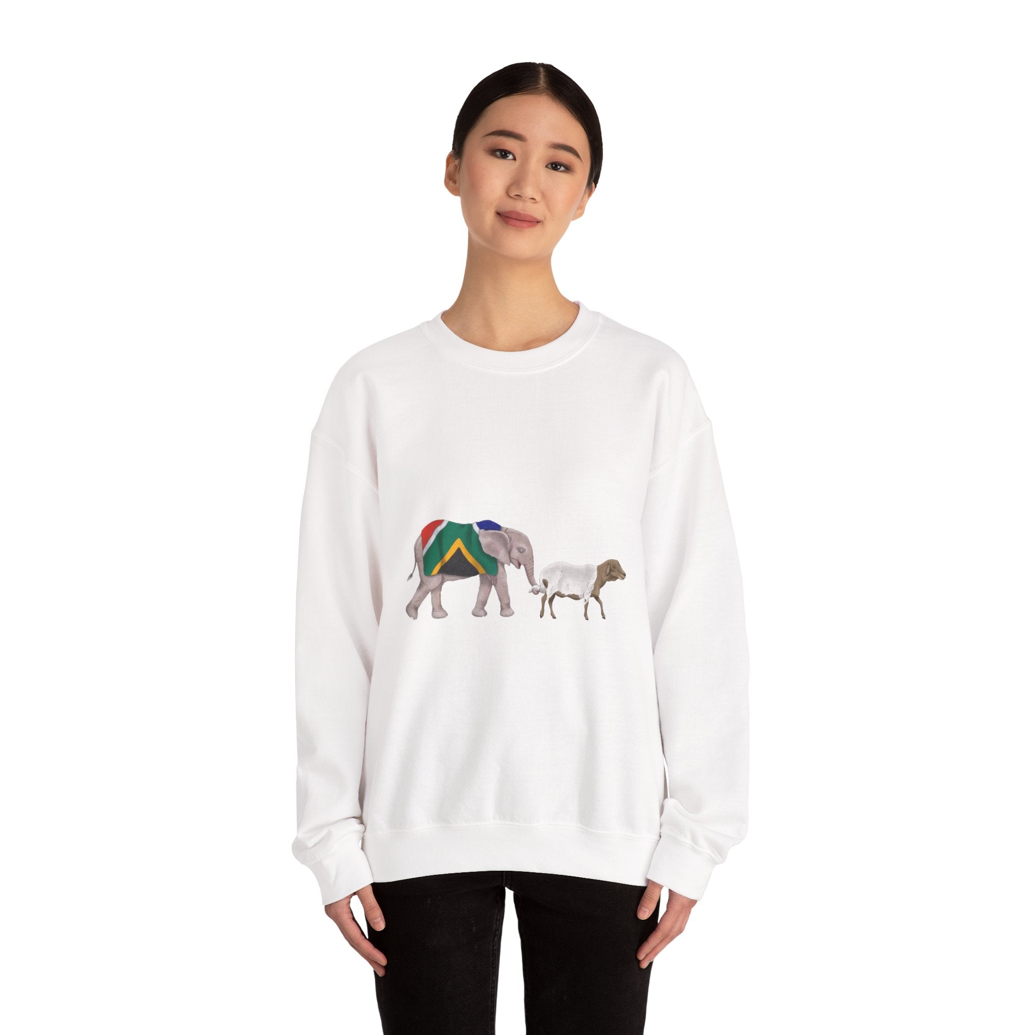 Khanyisa Wrapped in Pride Crewneck Sweatshirt