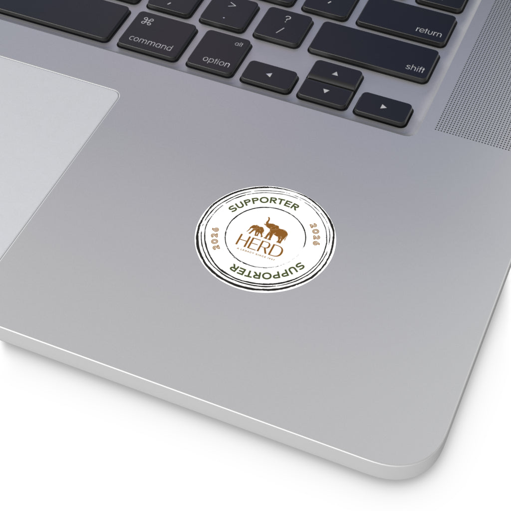 HERD Supporter Round Sticker (Vinyl)