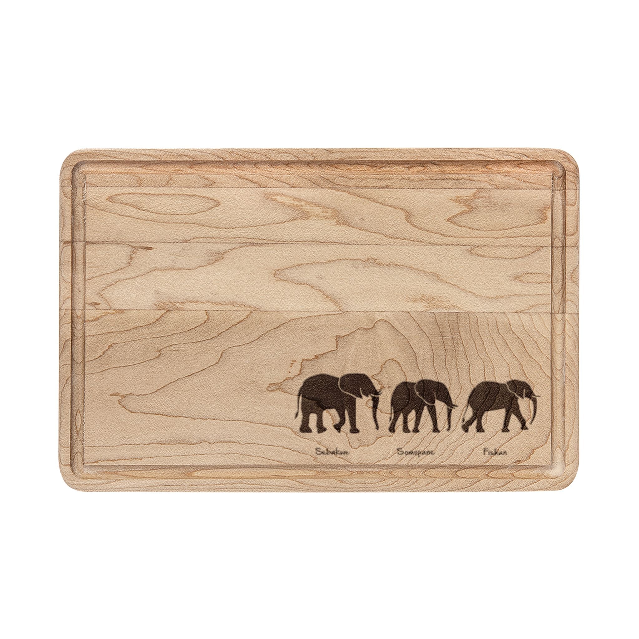 Fatherhood Engraved Maple Wood Cutting Board