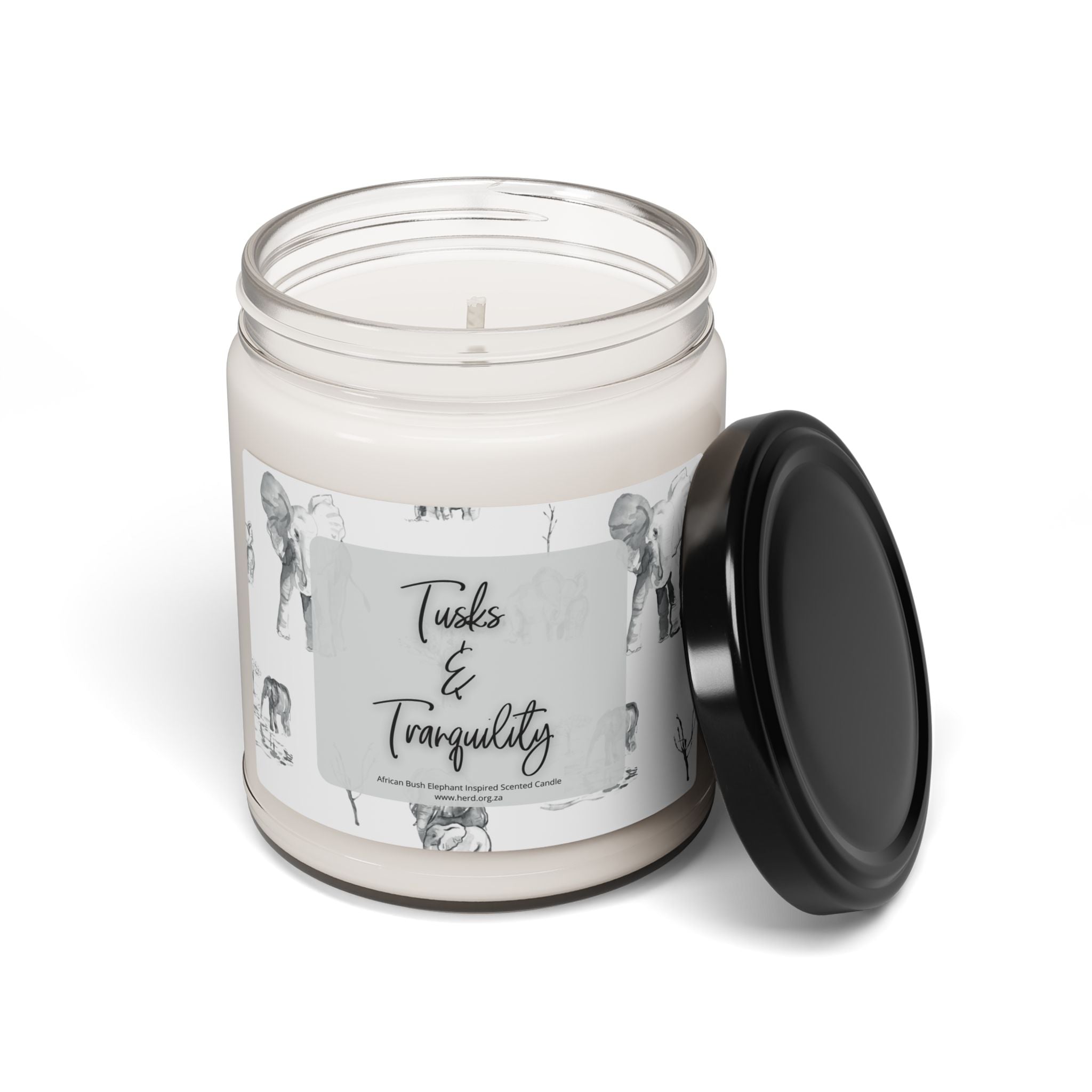 Tusks & Tranquility Scented Soy Candle, 9oz