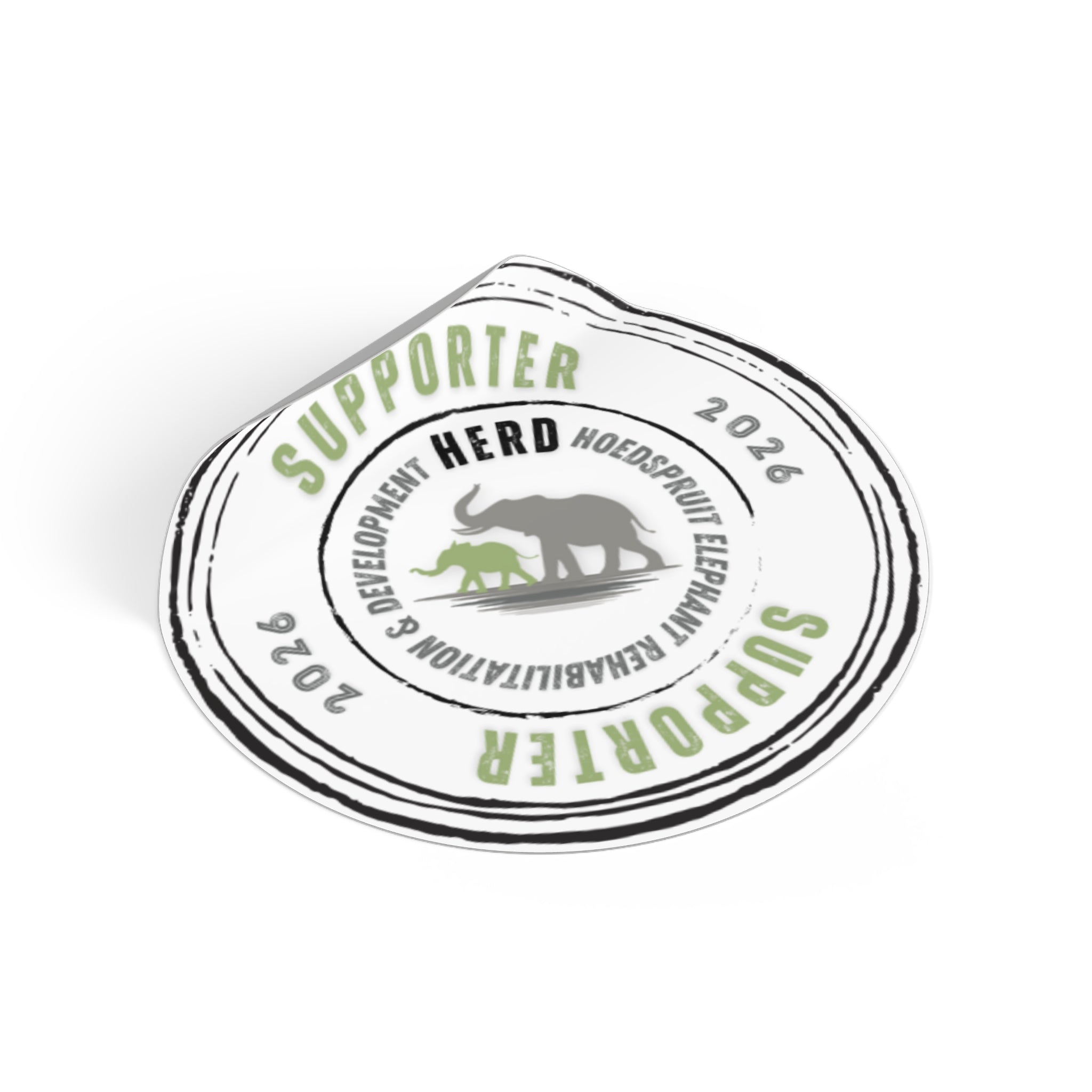HERD Supporter Round Sticker (Vinyl)