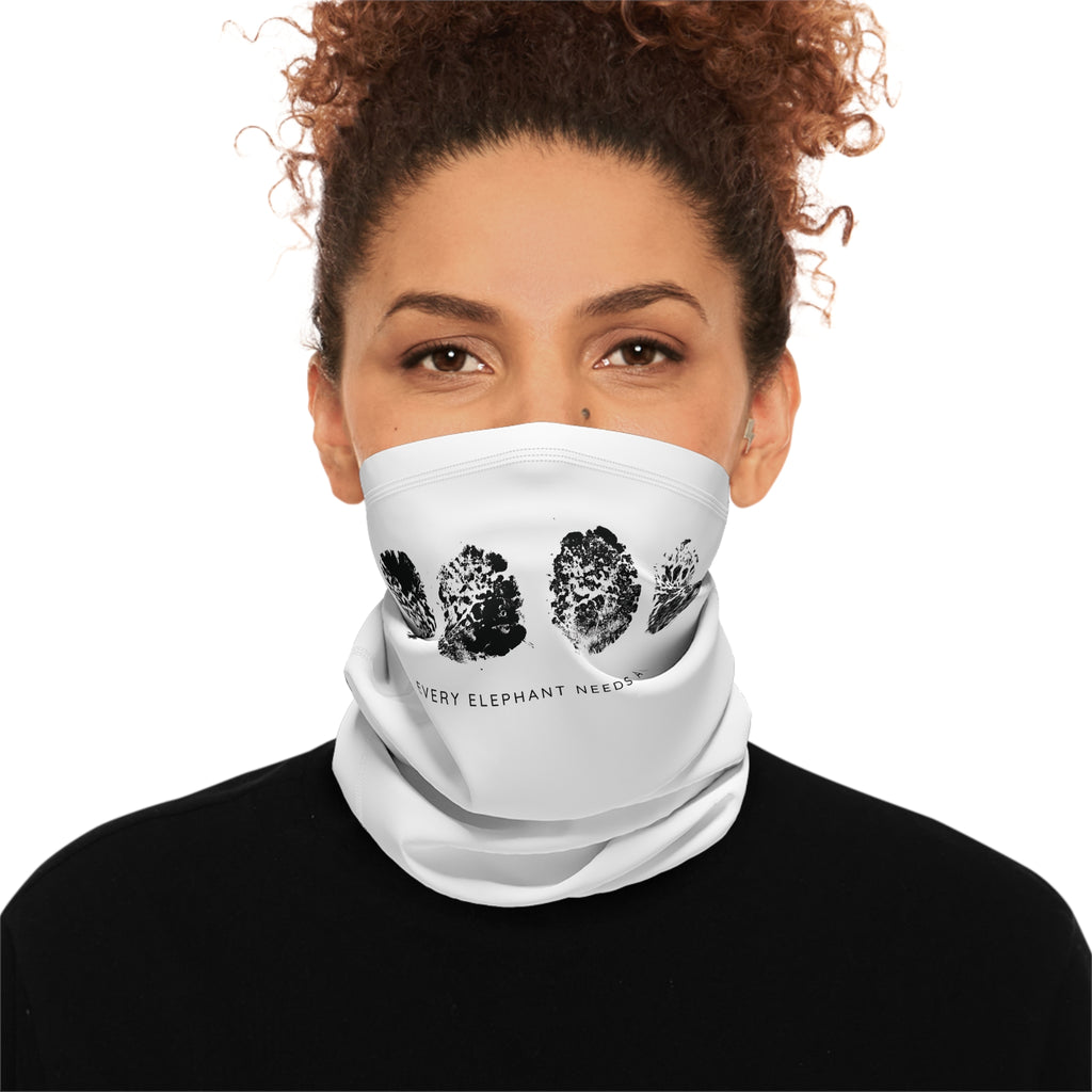 Footprint Winter Neck Gaiter with Drawstring