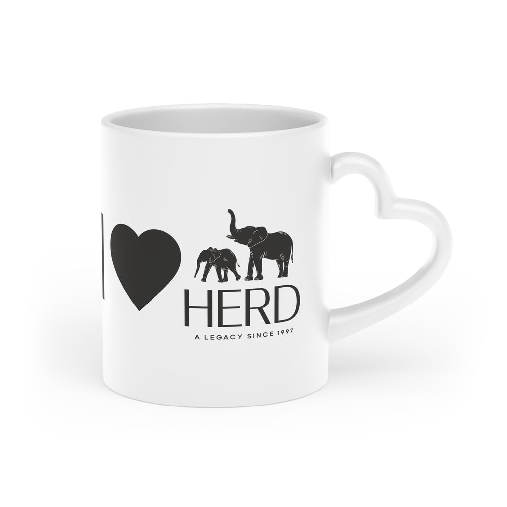 I love HERD Heart Mug