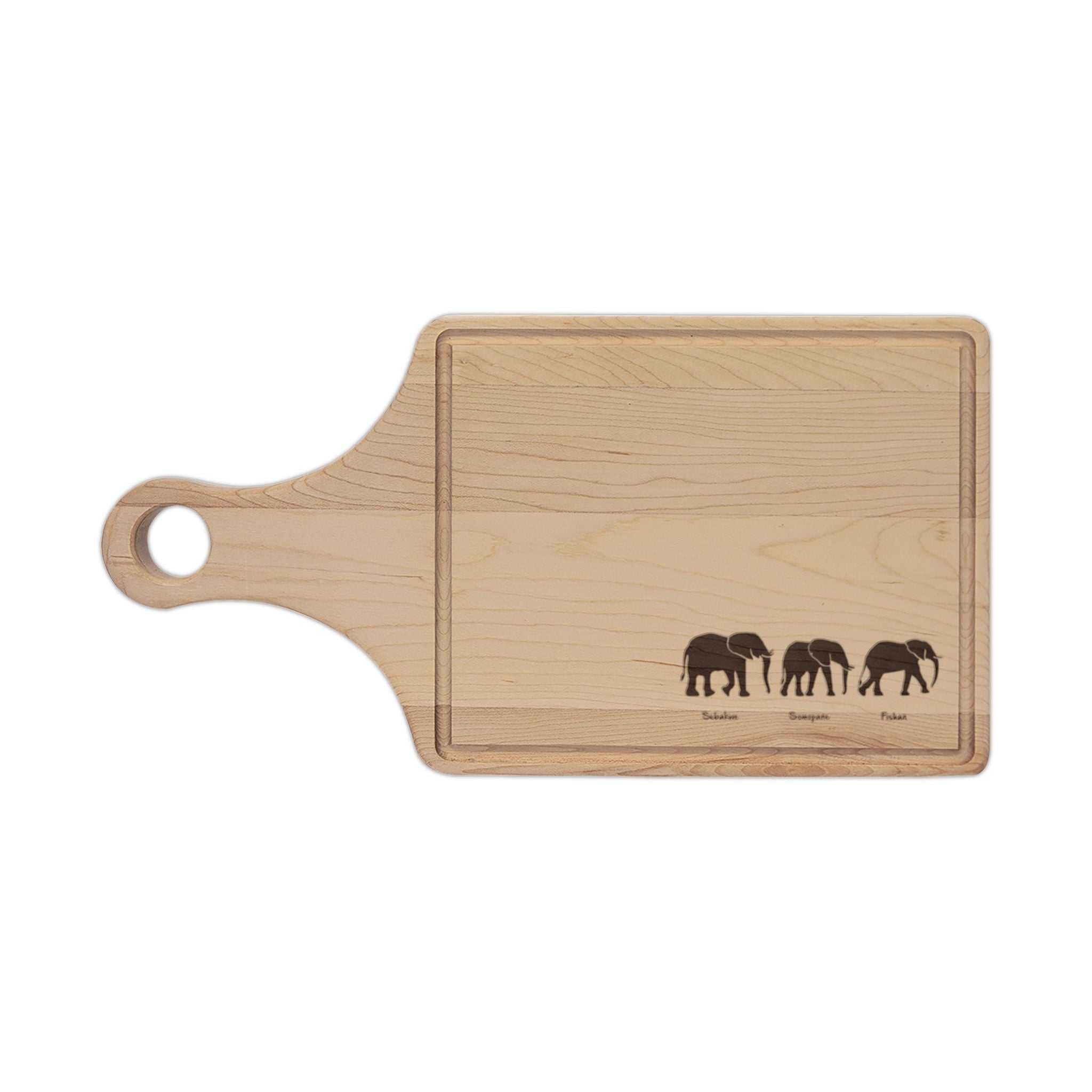 Fatherhood Engraved Maple Wood Cutting Board