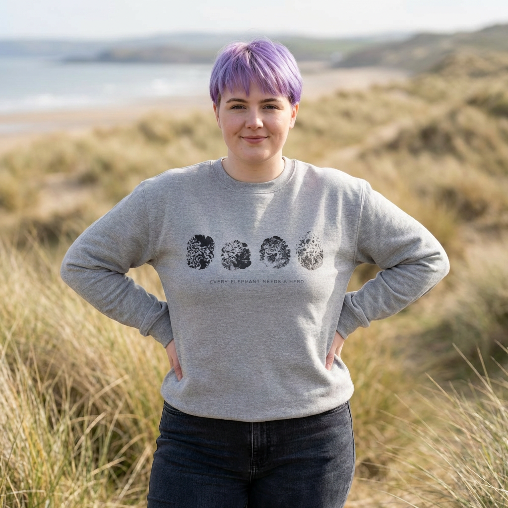 Footprints Crewneck Sweatshirt