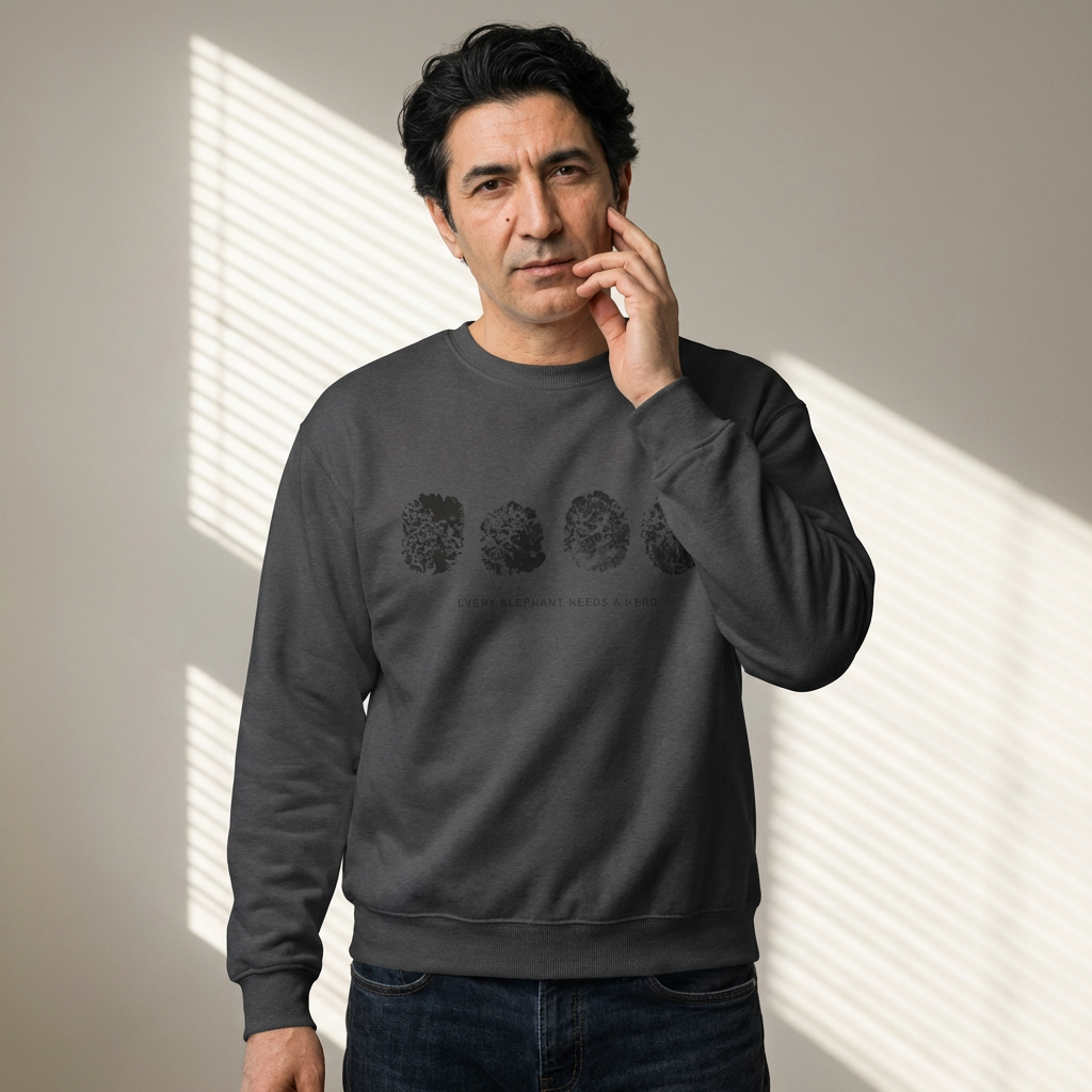 Footprints Crewneck Sweatshirt