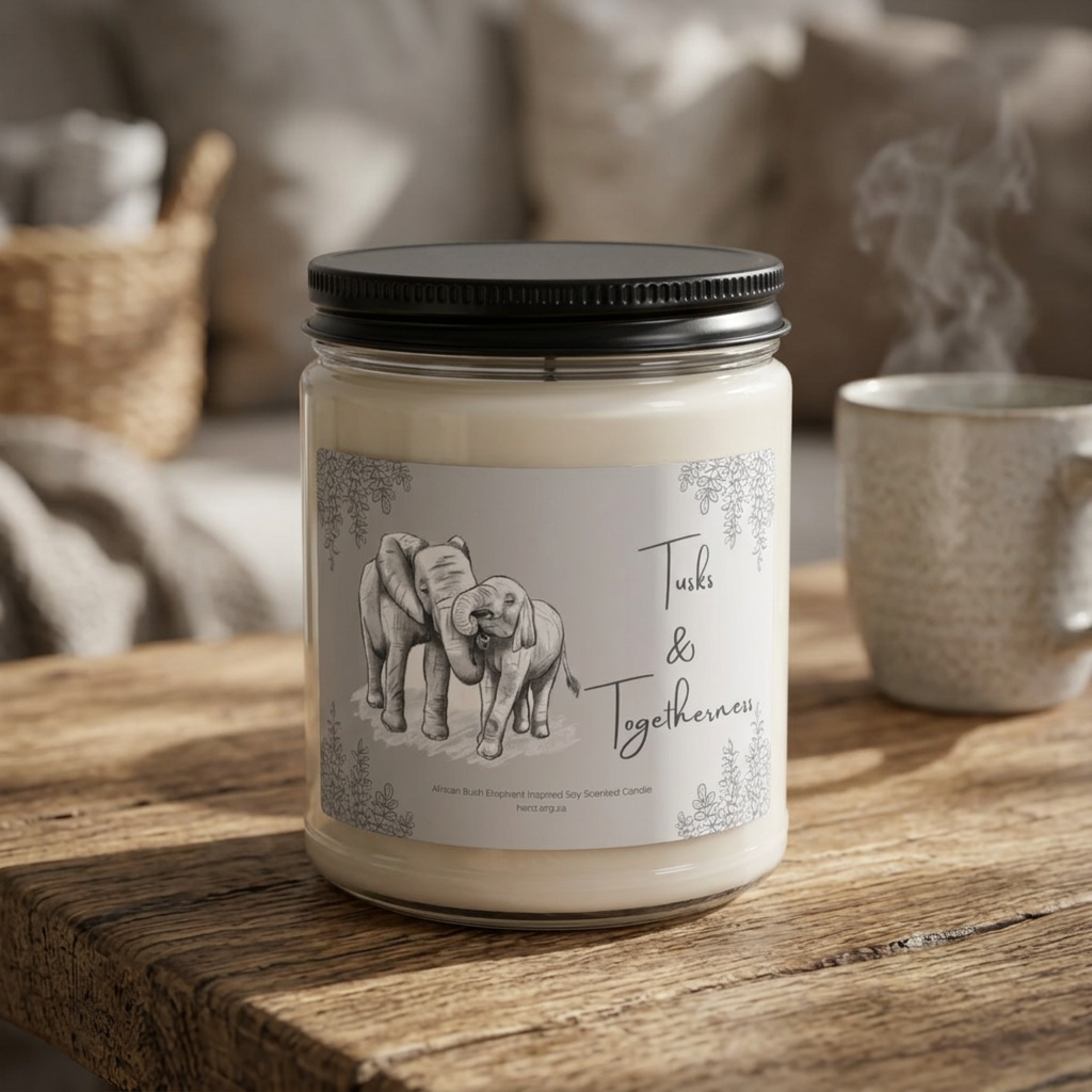 Khanyisa & Timisa Scented Soy Candle, 9oz