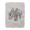 Strength in the Herd Fleece Throw