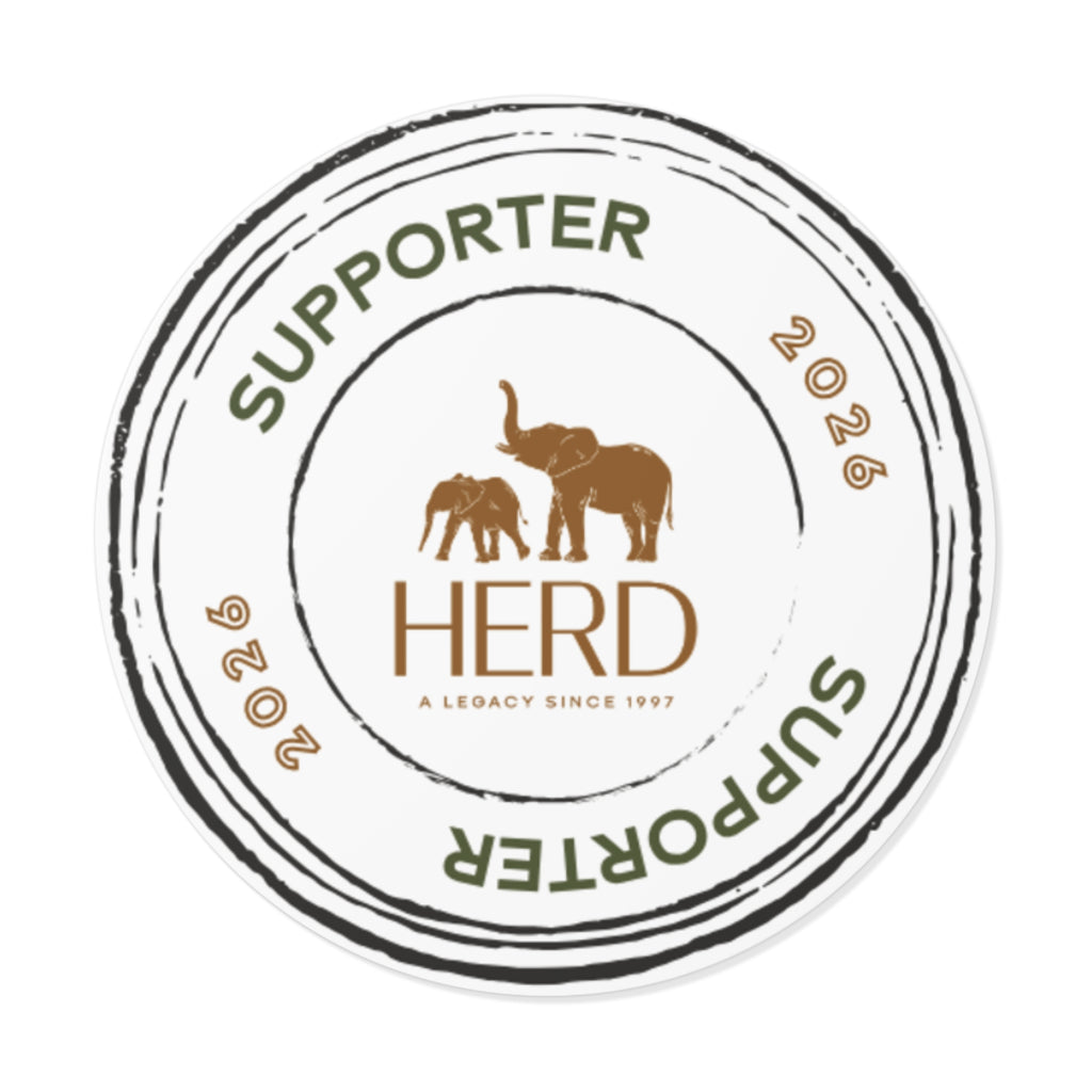 HERD Supporter Round Sticker (Vinyl)