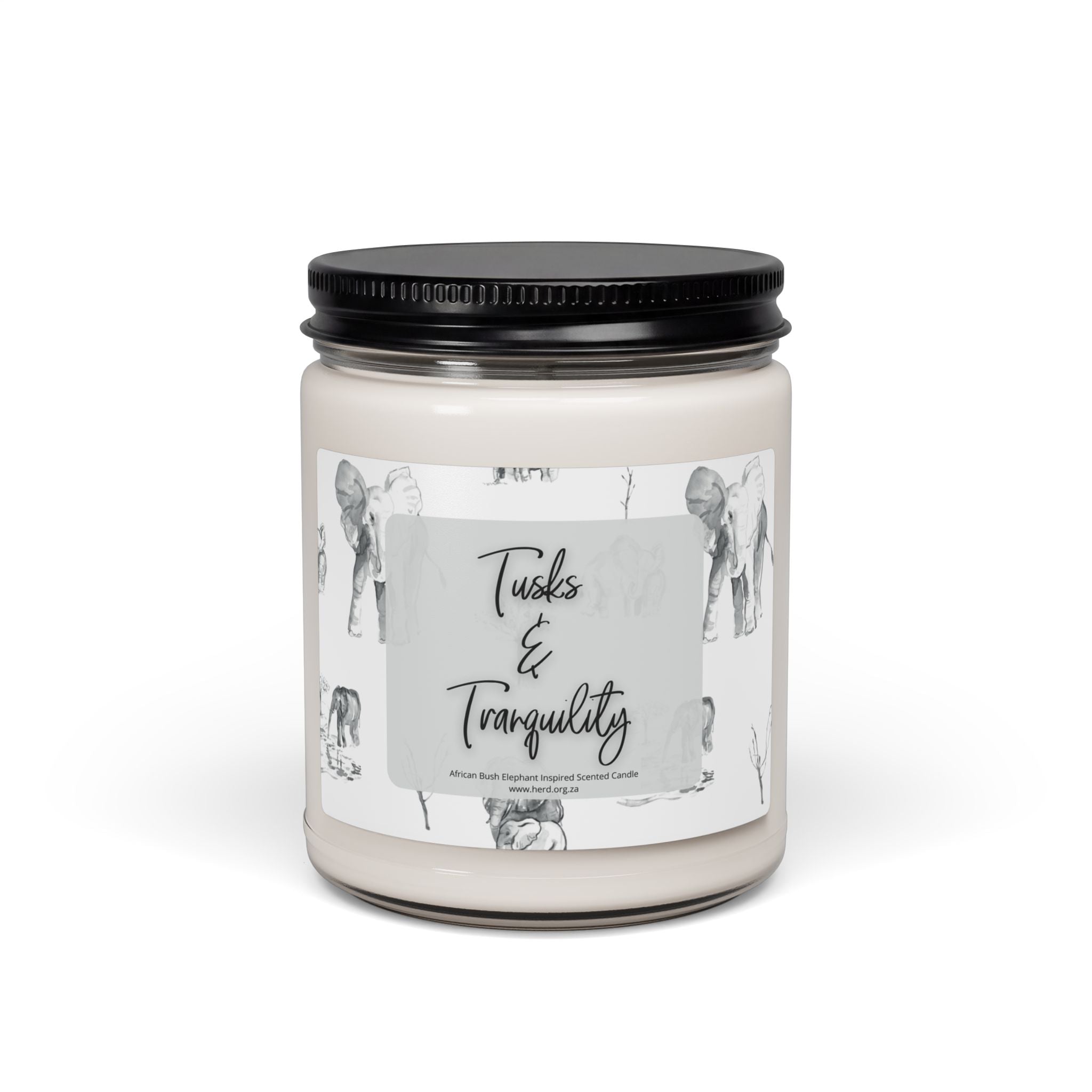 Tusks & Tranquility Scented Soy Candle, 9oz