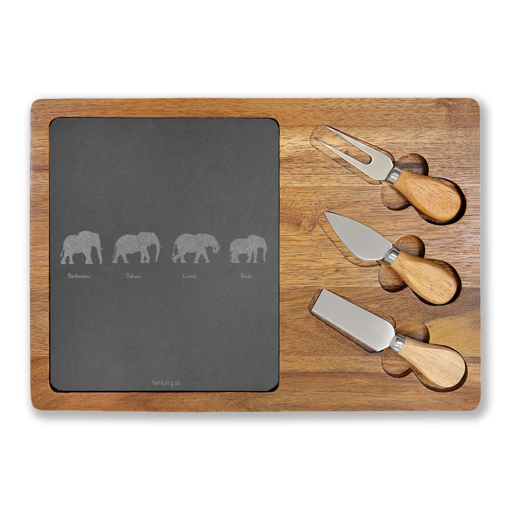Motherhood Engraved Acacia Charcuterie Board
