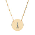 I love HERD Round Necklace