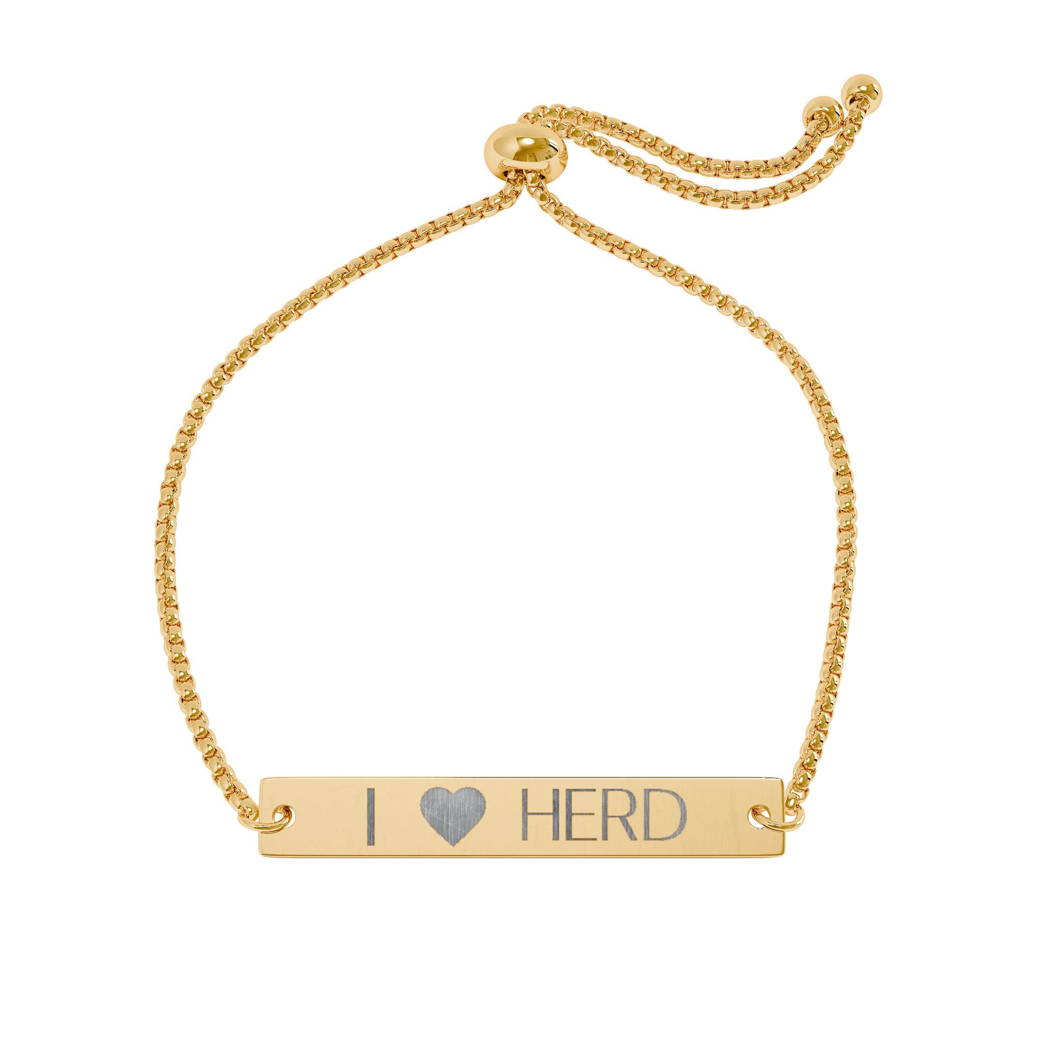 I love HERD Heart Bracelet