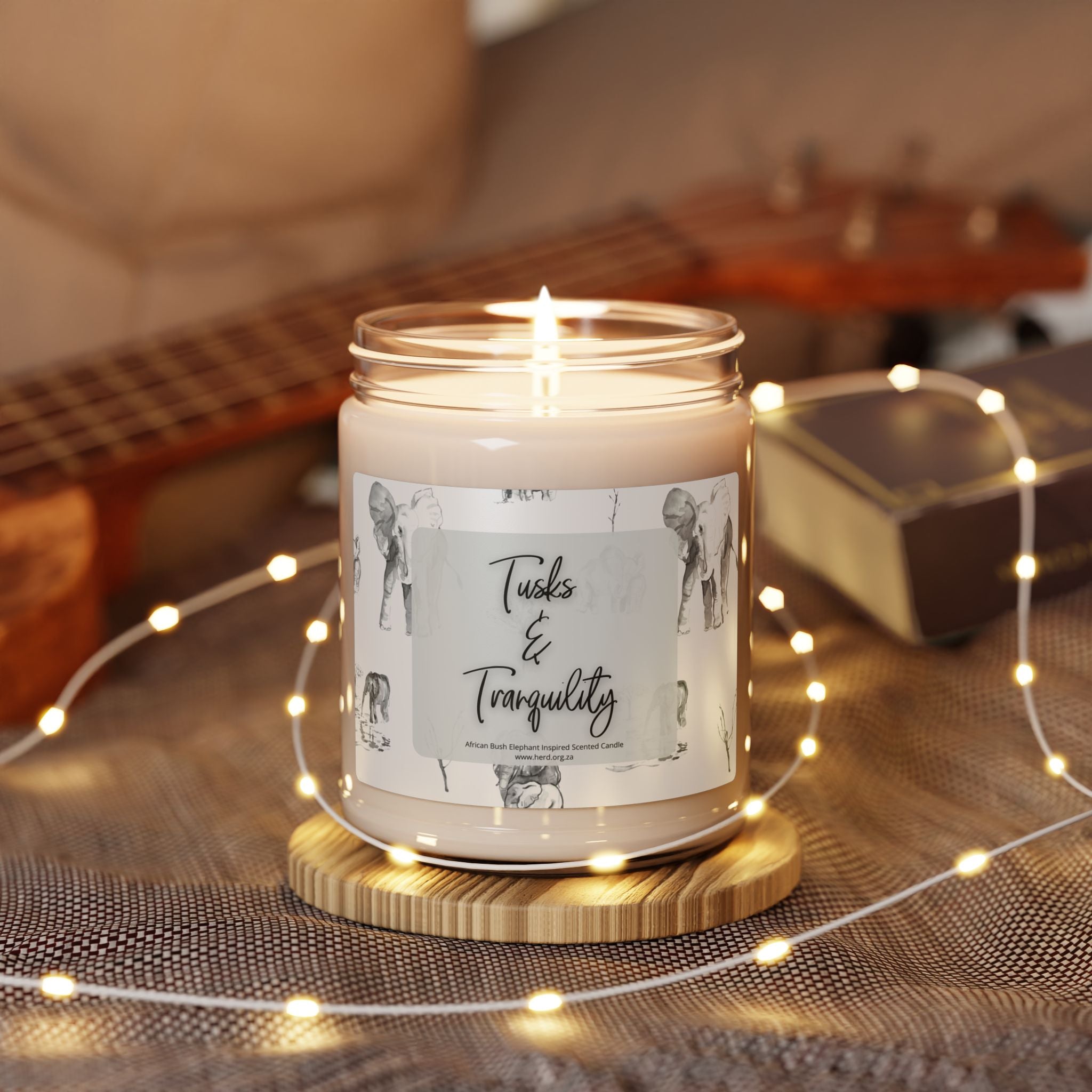 Tusks & Tranquility Scented Soy Candle, 9oz