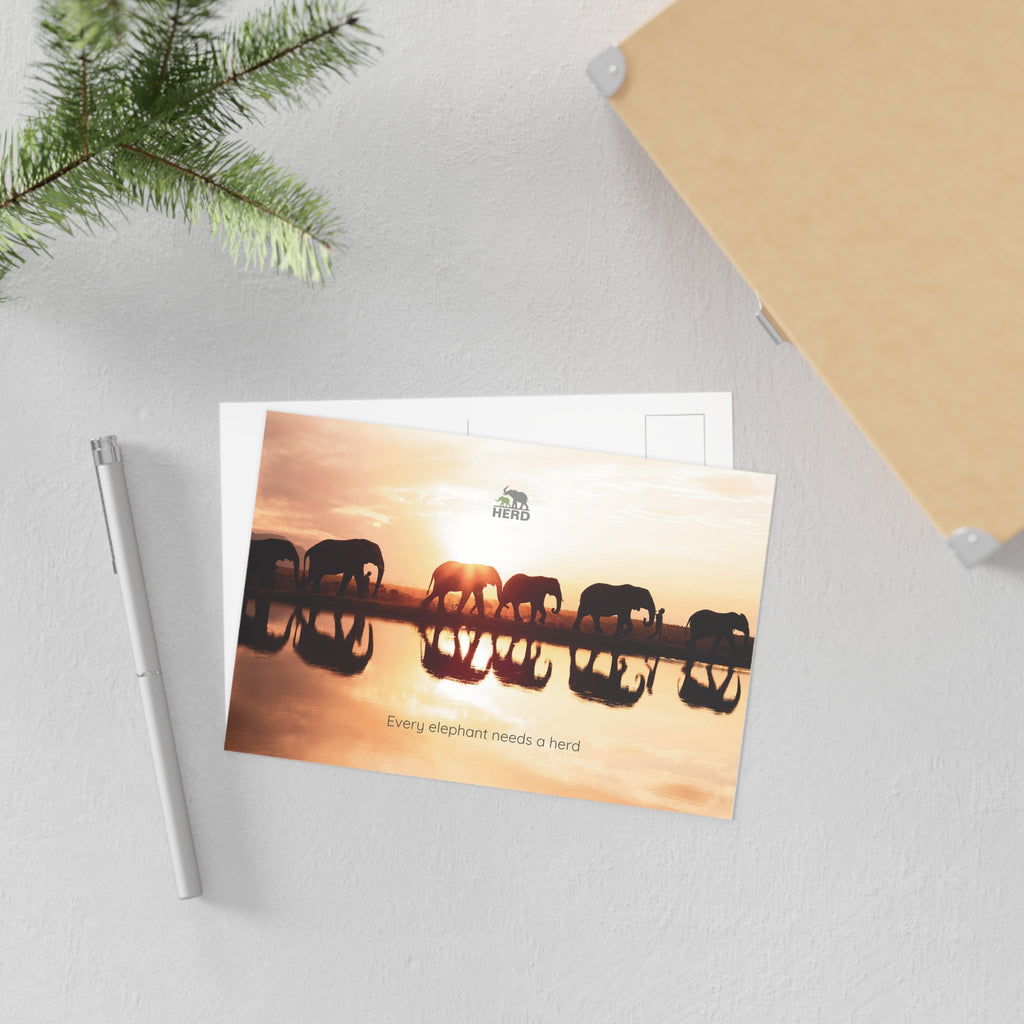 HERD Sunset Postcard