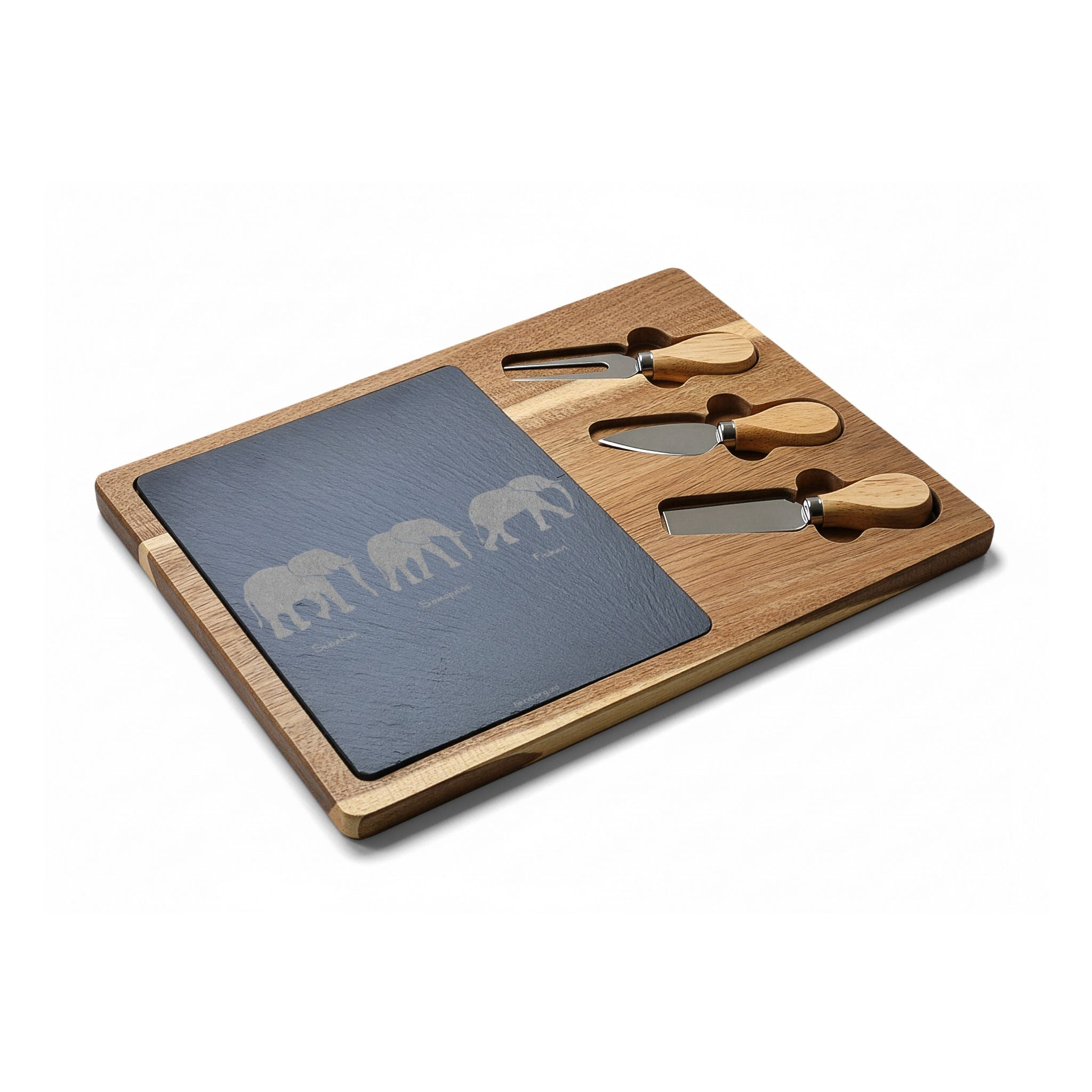 Fatherhood Engraved Acacia Charcuterie Board
