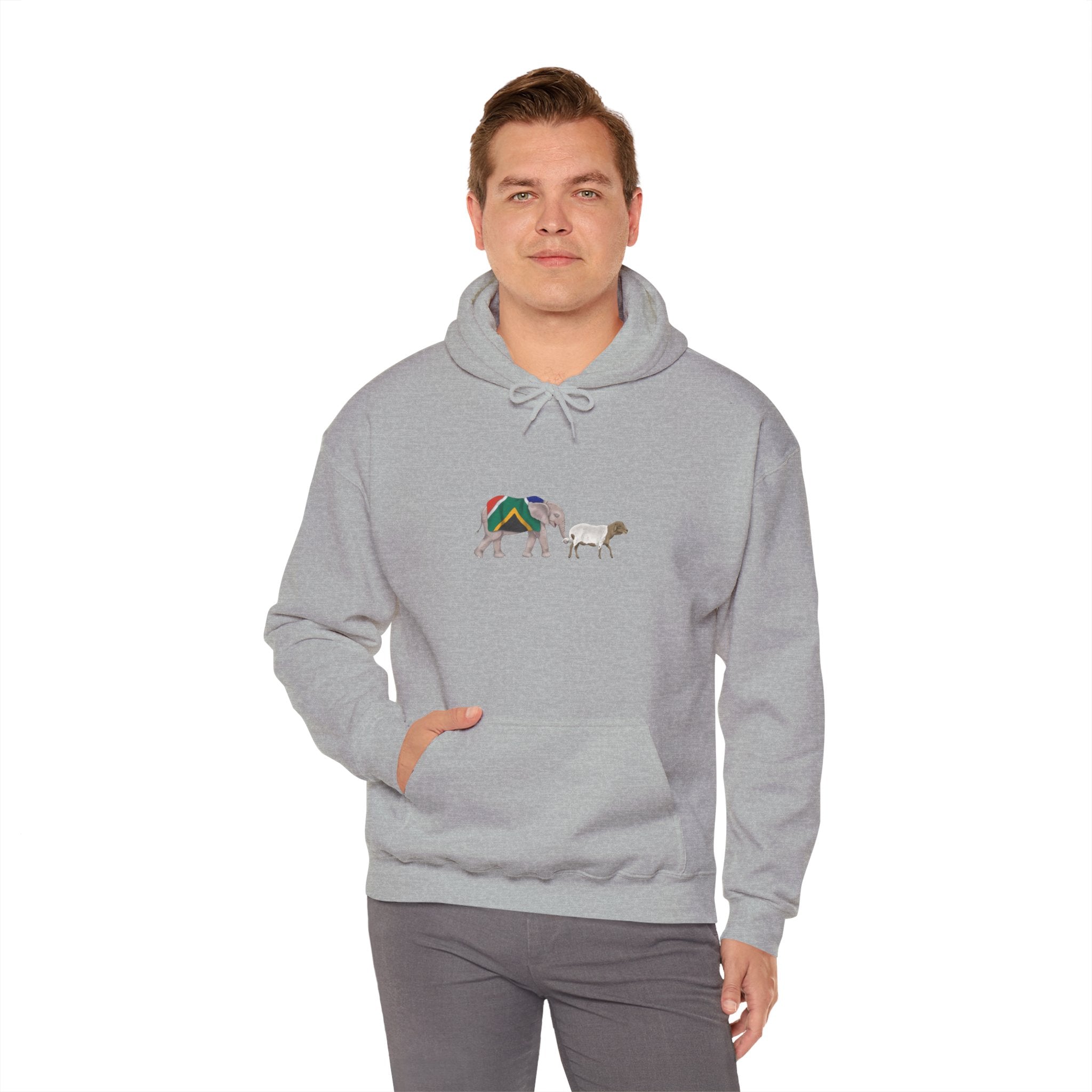 Khanyisa Wrapped in Pride Unisex Heavy Blend™ Hooded Sweatshirt
