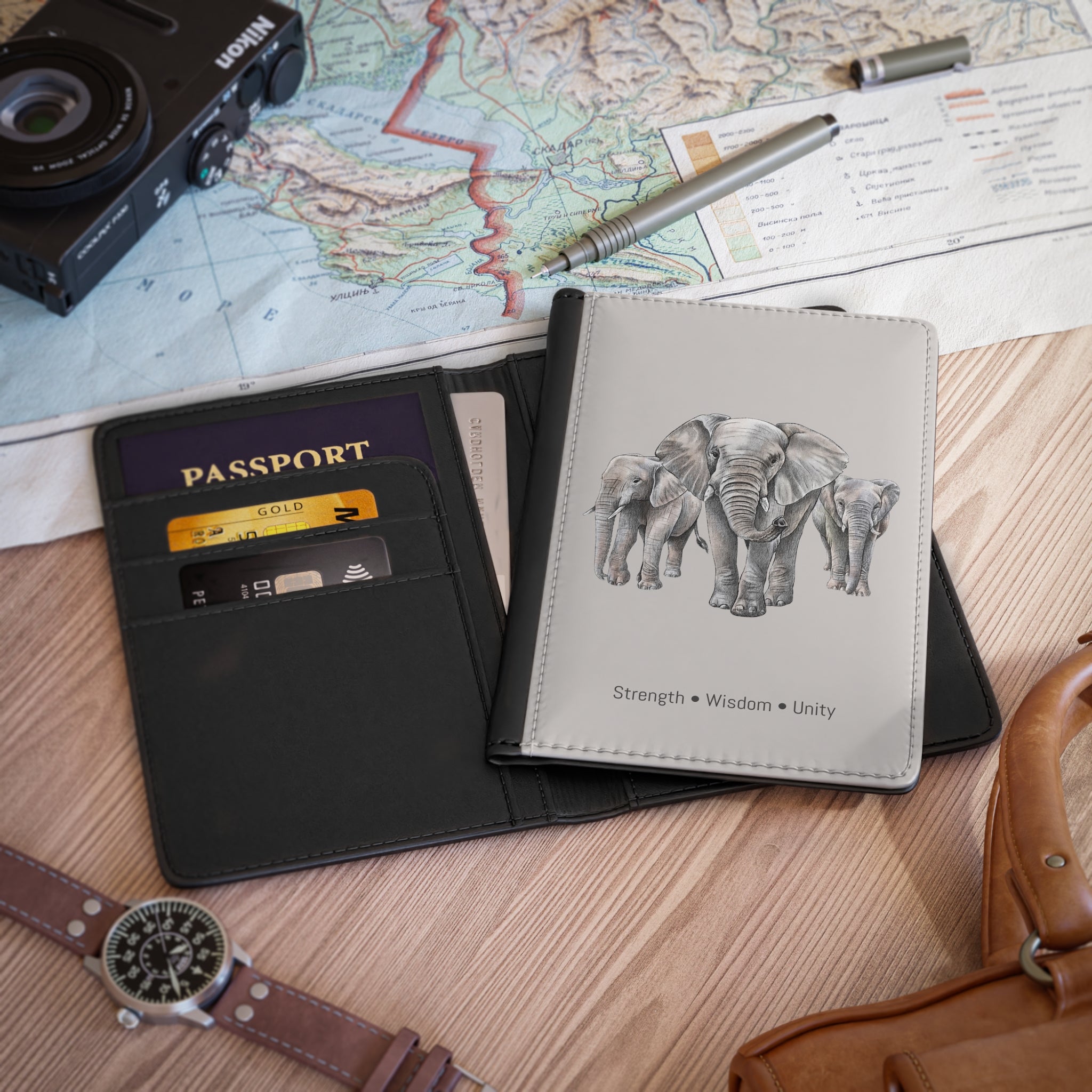 Strength in the Herd Passport Cover