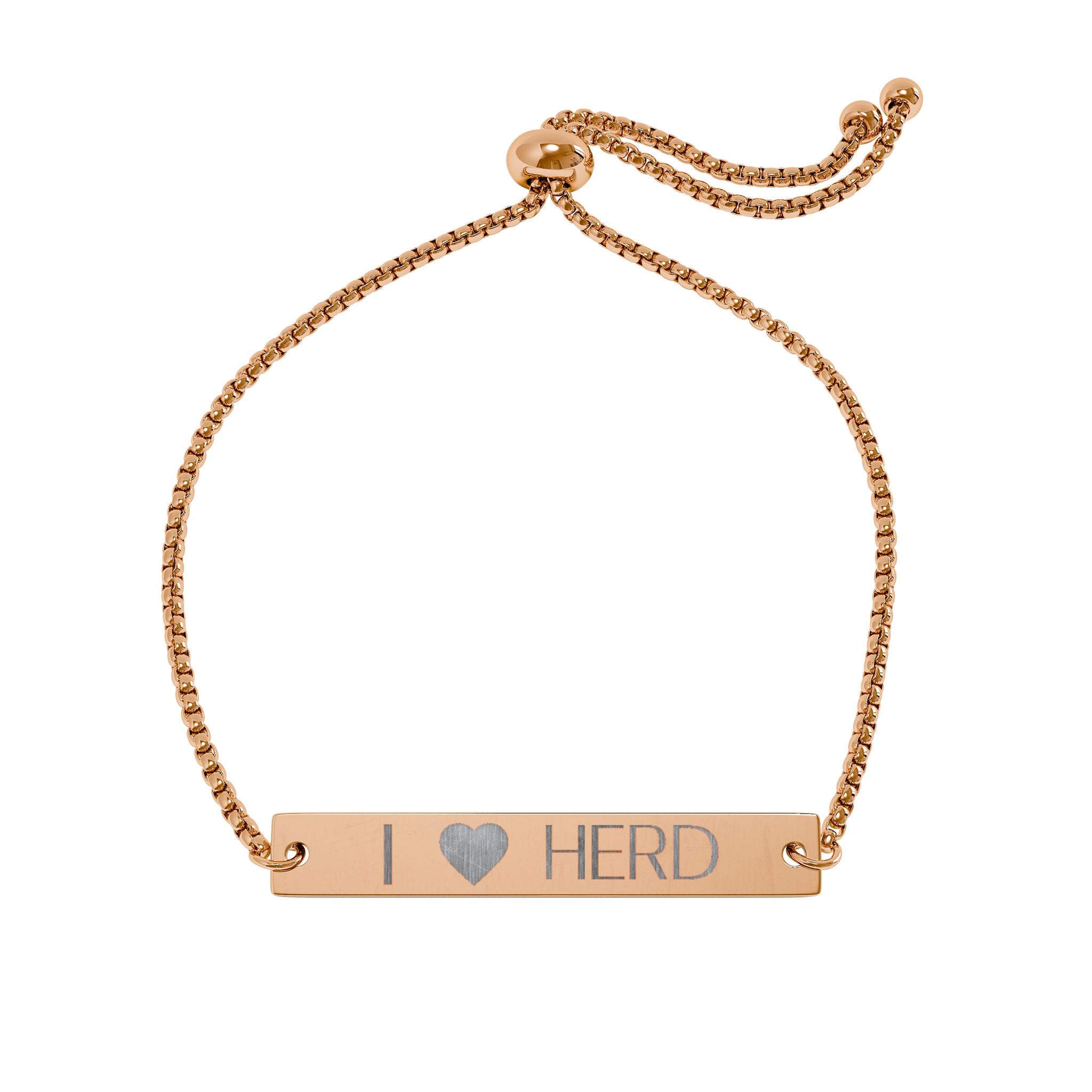 I love HERD Heart Bracelet