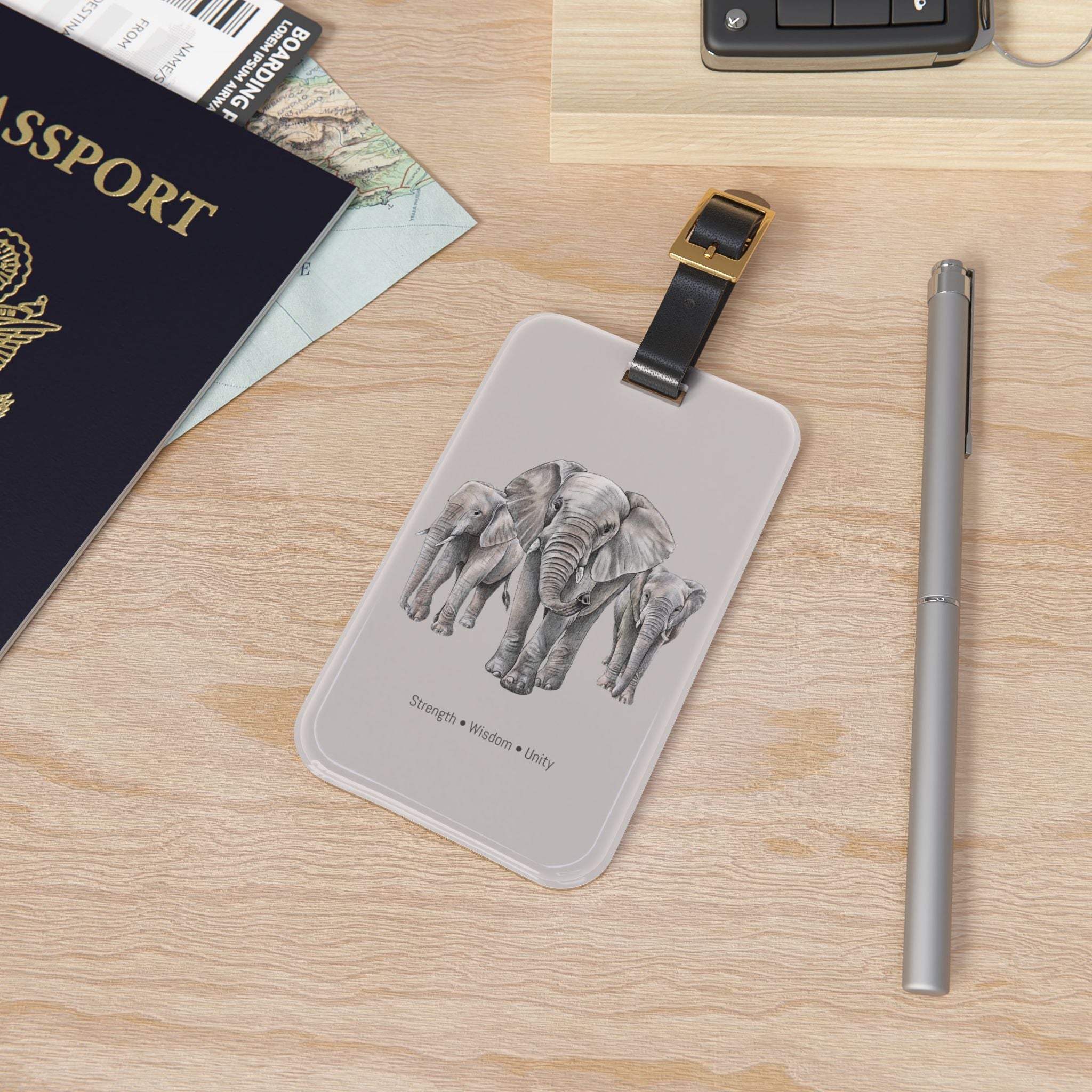 Strength in the Herd Luggage Tag