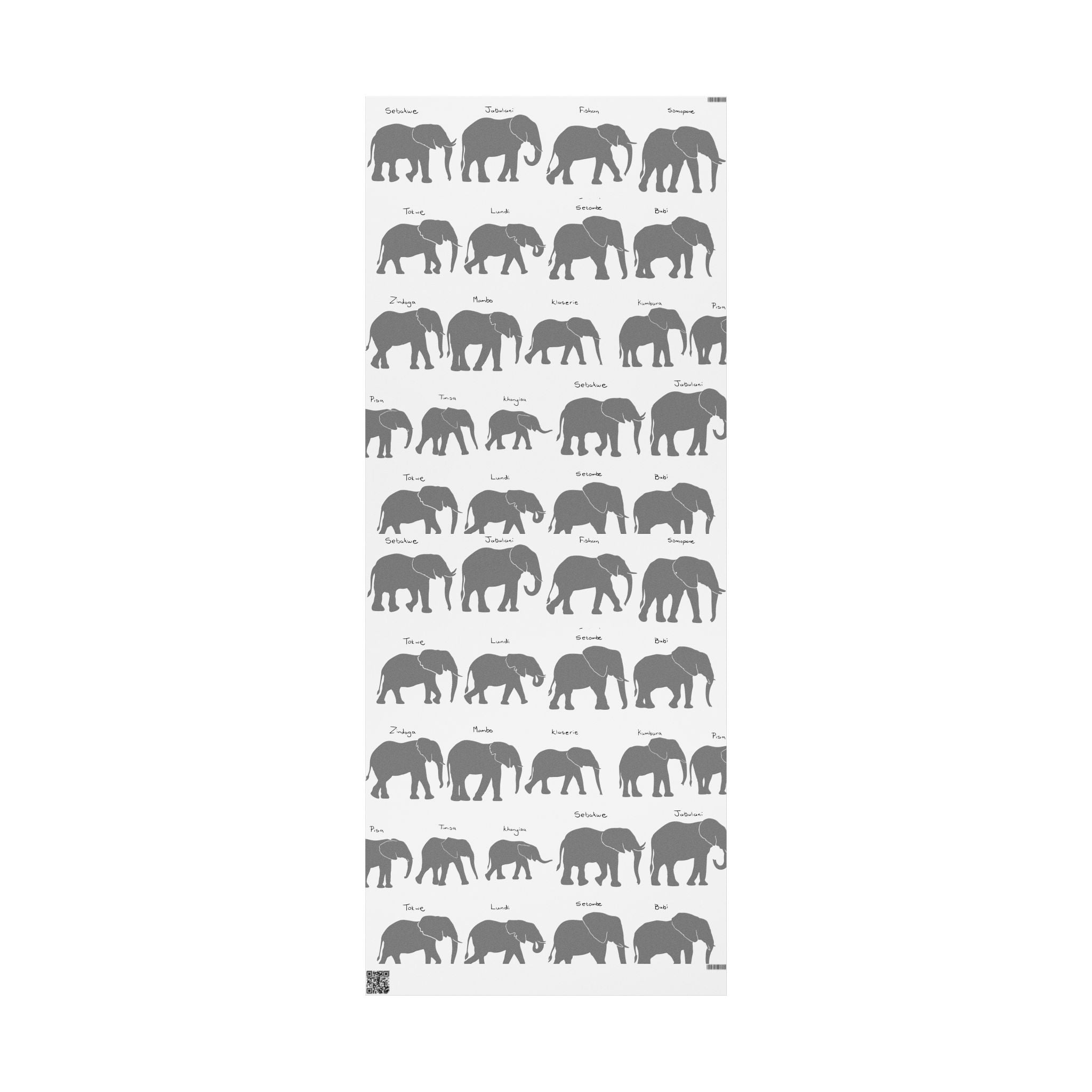 HERD Elephant Wrapping Paper