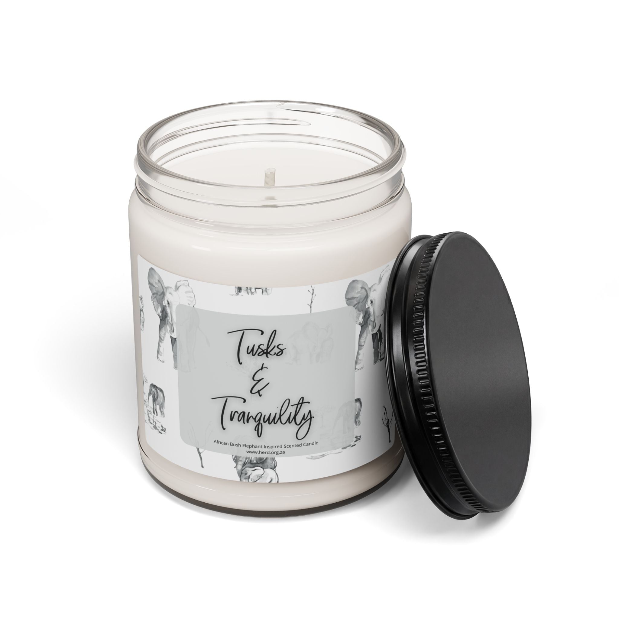 Tusks & Tranquility Scented Soy Candle, 9oz