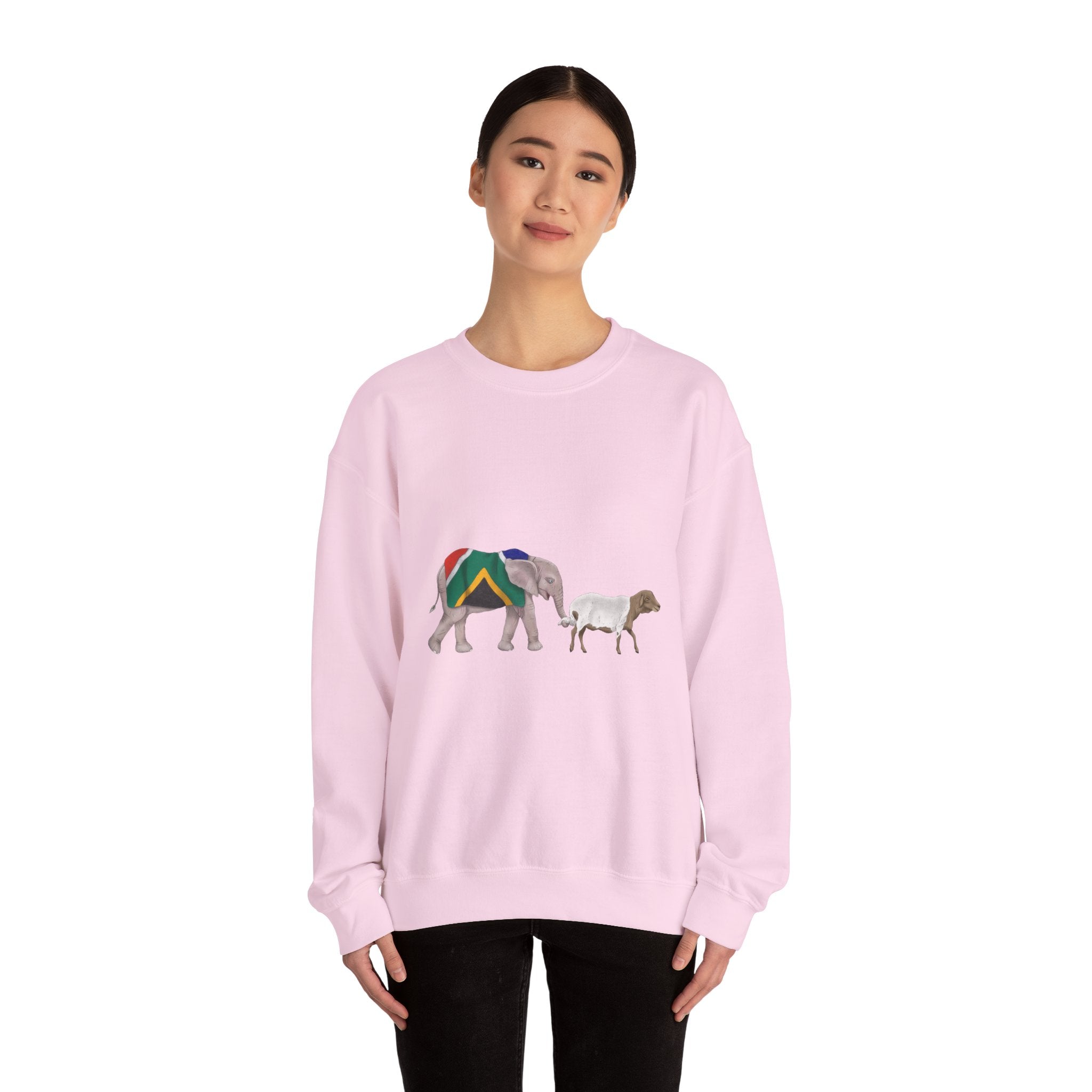 Khanyisa Wrapped in Pride Crewneck Sweatshirt