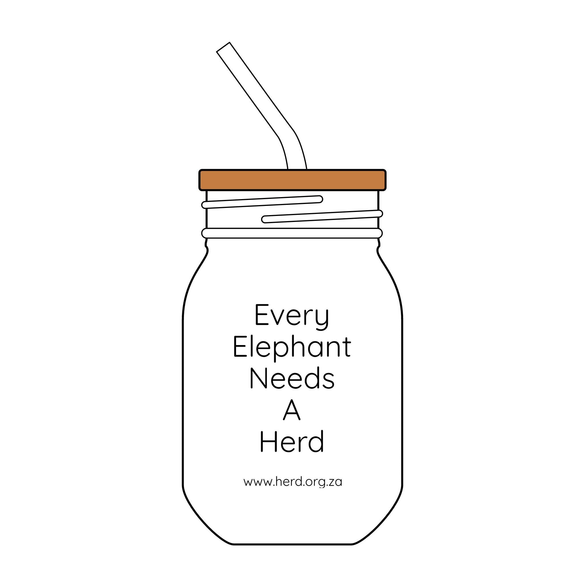 HERD Mason Sipper Glass | 16oz