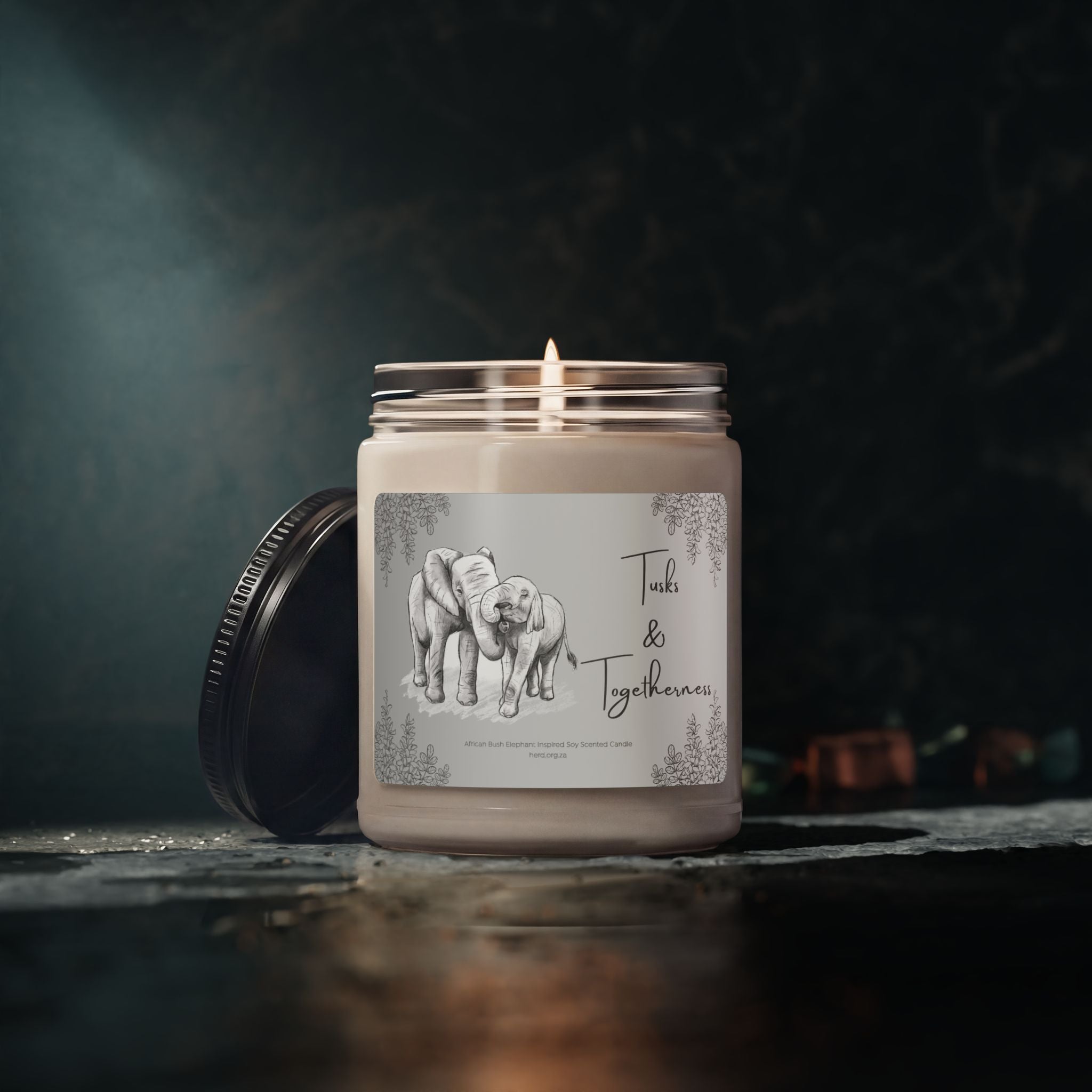Khanyisa & Timisa Scented Soy Candle, 9oz