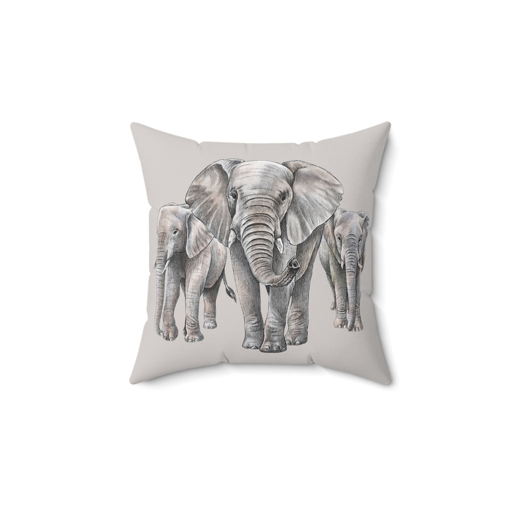 Strength in the Herd Throw Pillow Cover