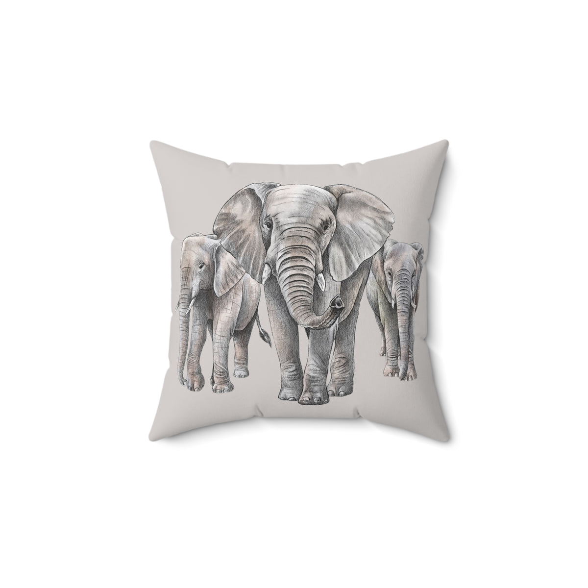 Strength in the Herd Throw Pillow Cover