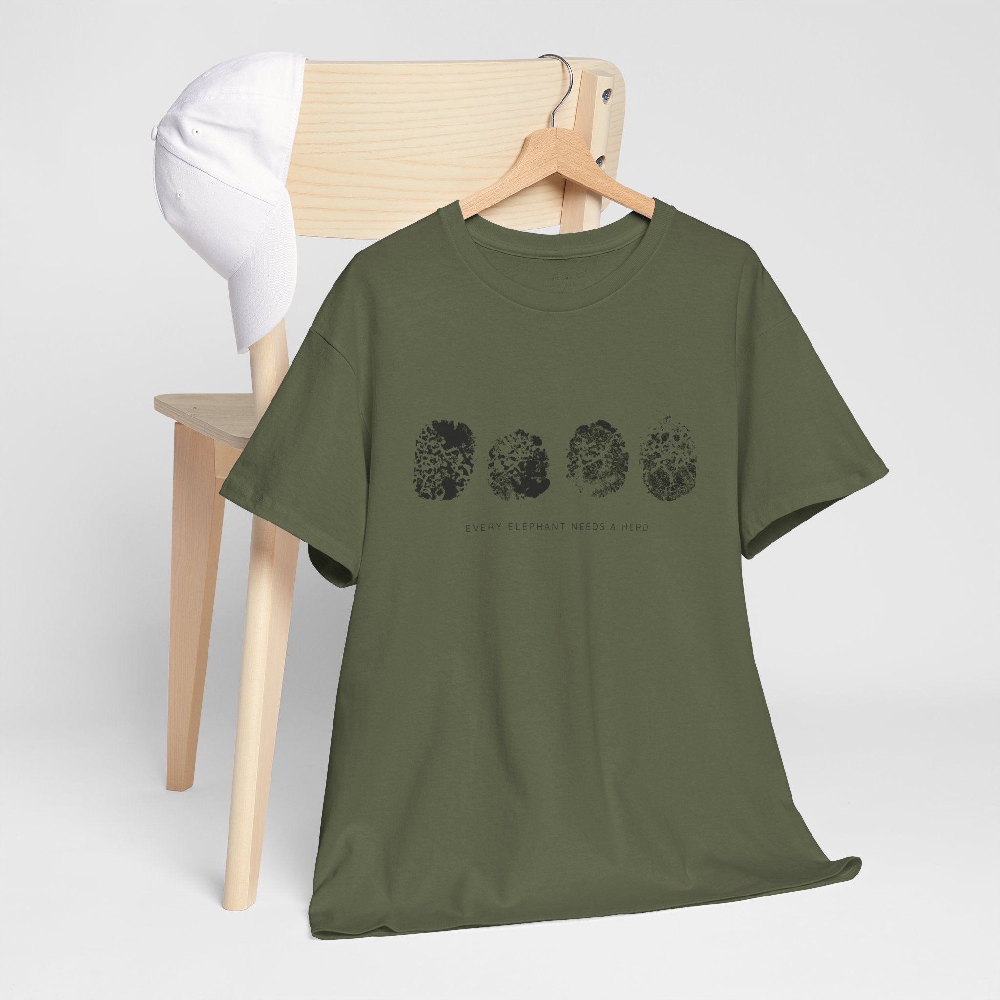 Footprints Cotton T-Shirt