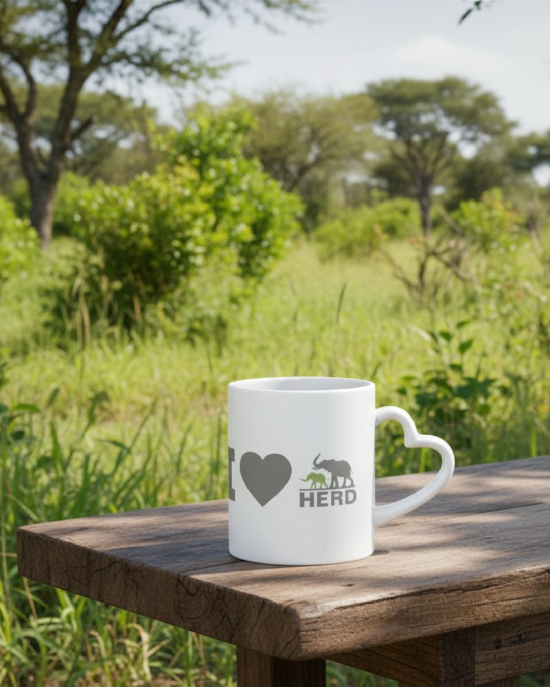 I love HERD Heart Mug
